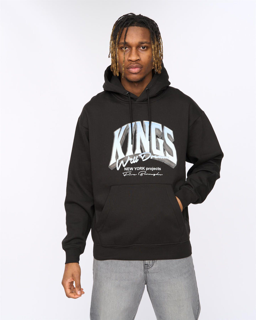 Mens Kingteam Hoodie Black