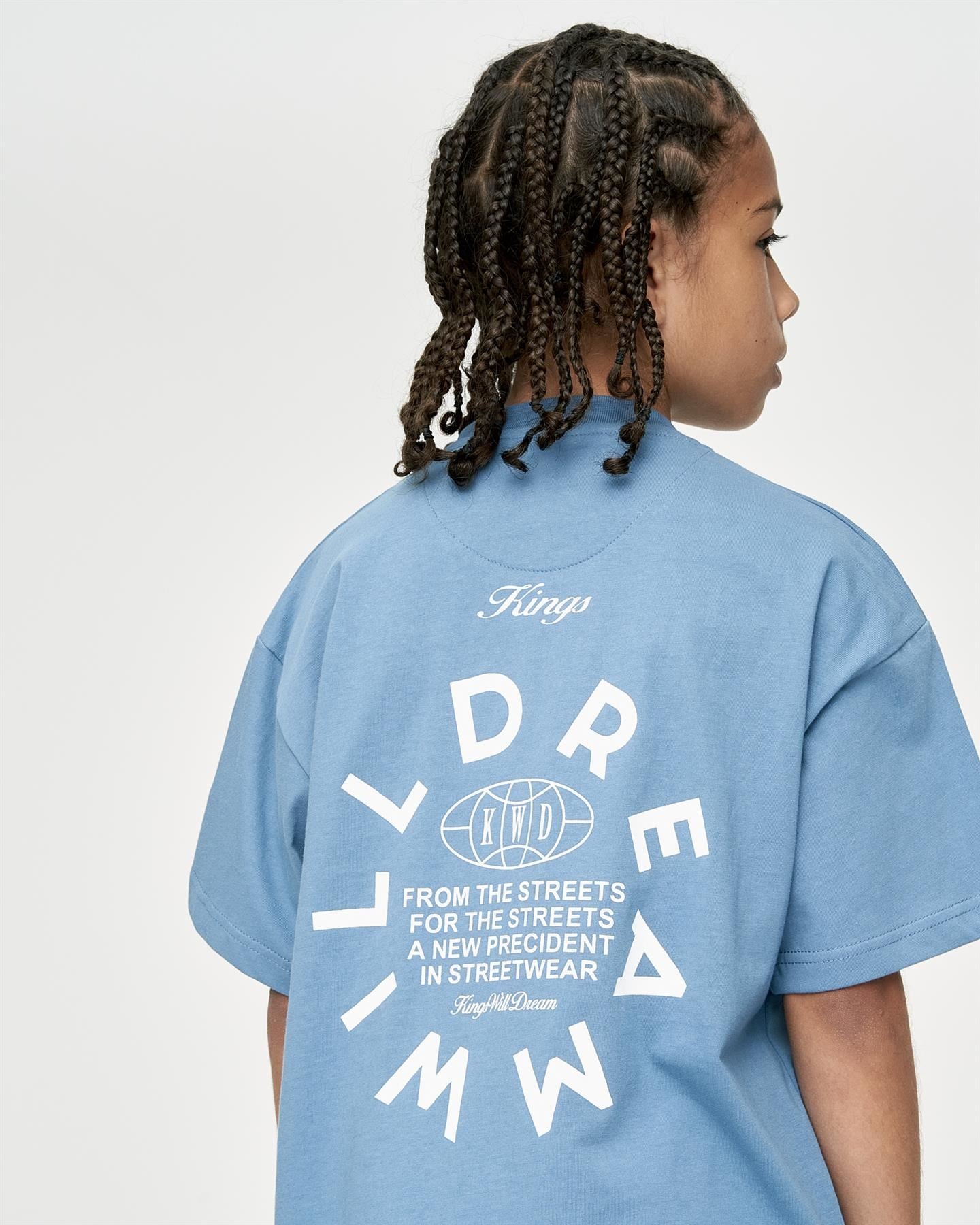 Kids Boys Studio Globalise T-Shirt Blue