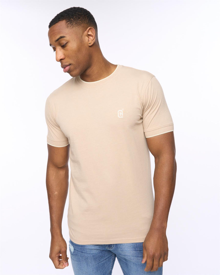 Mens Einstip T-Shirt Stone Marl
