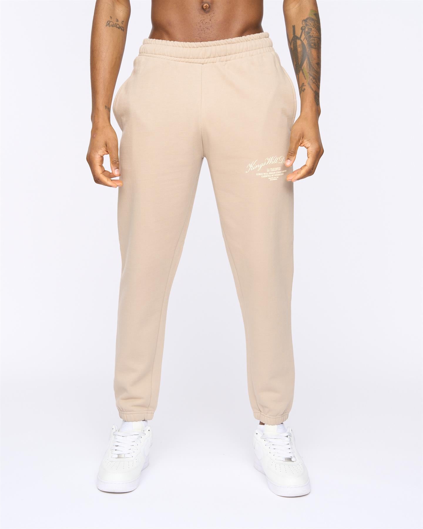 Mens Arch Joggers Stone