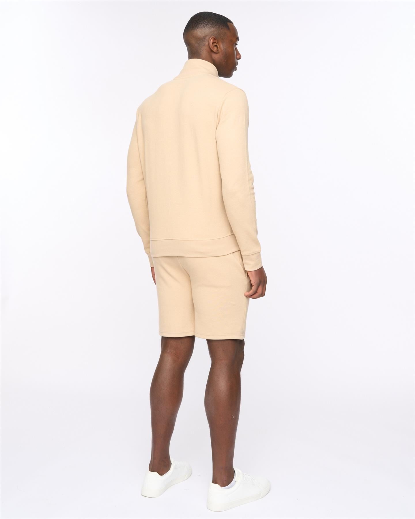 Mens Hannings Zip Thru Stone