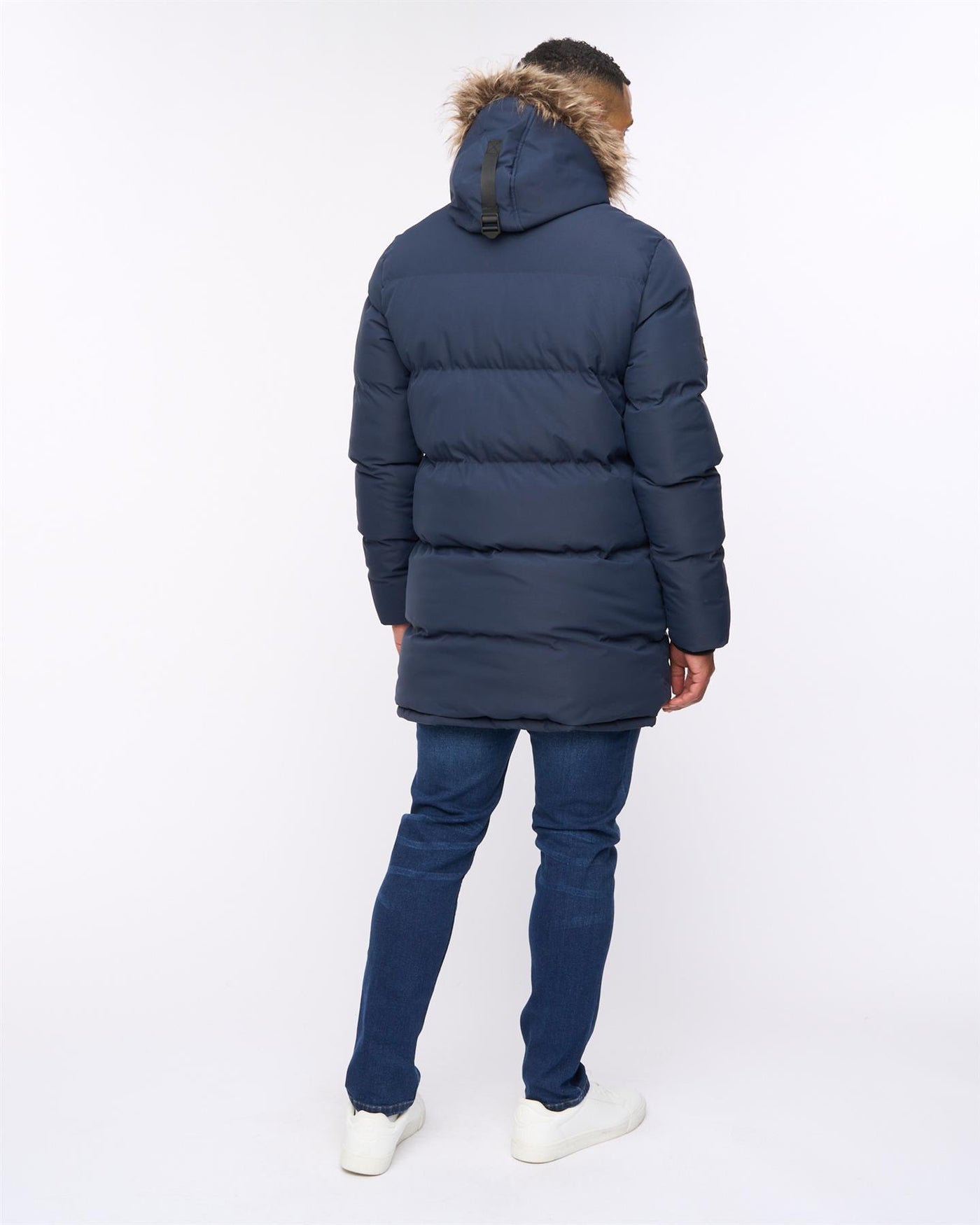 Northbrook Mid Length Parka Navy