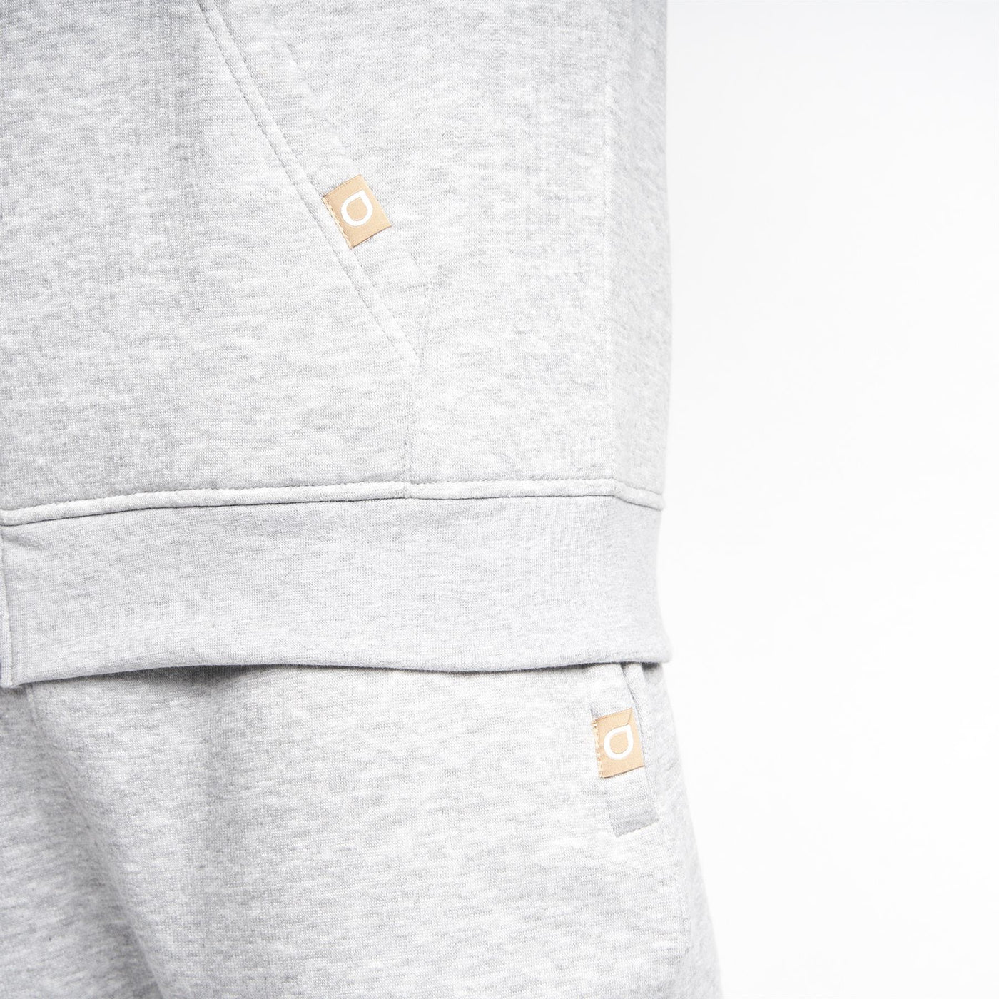 Garret Zip Thru Hoodieight Grey Marl