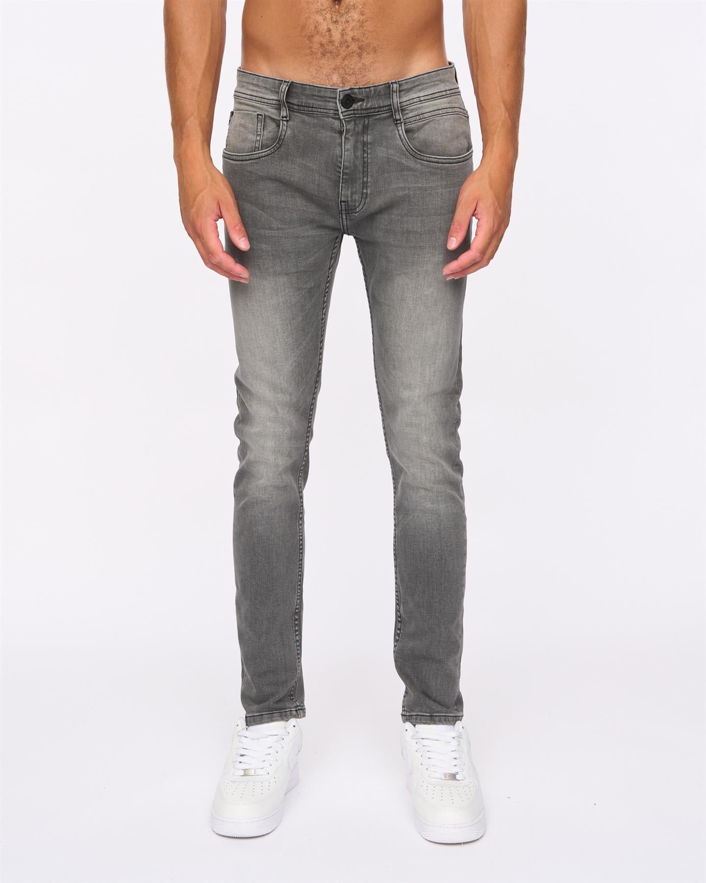 Mens Maylead Slim Fit Jeans Grey
