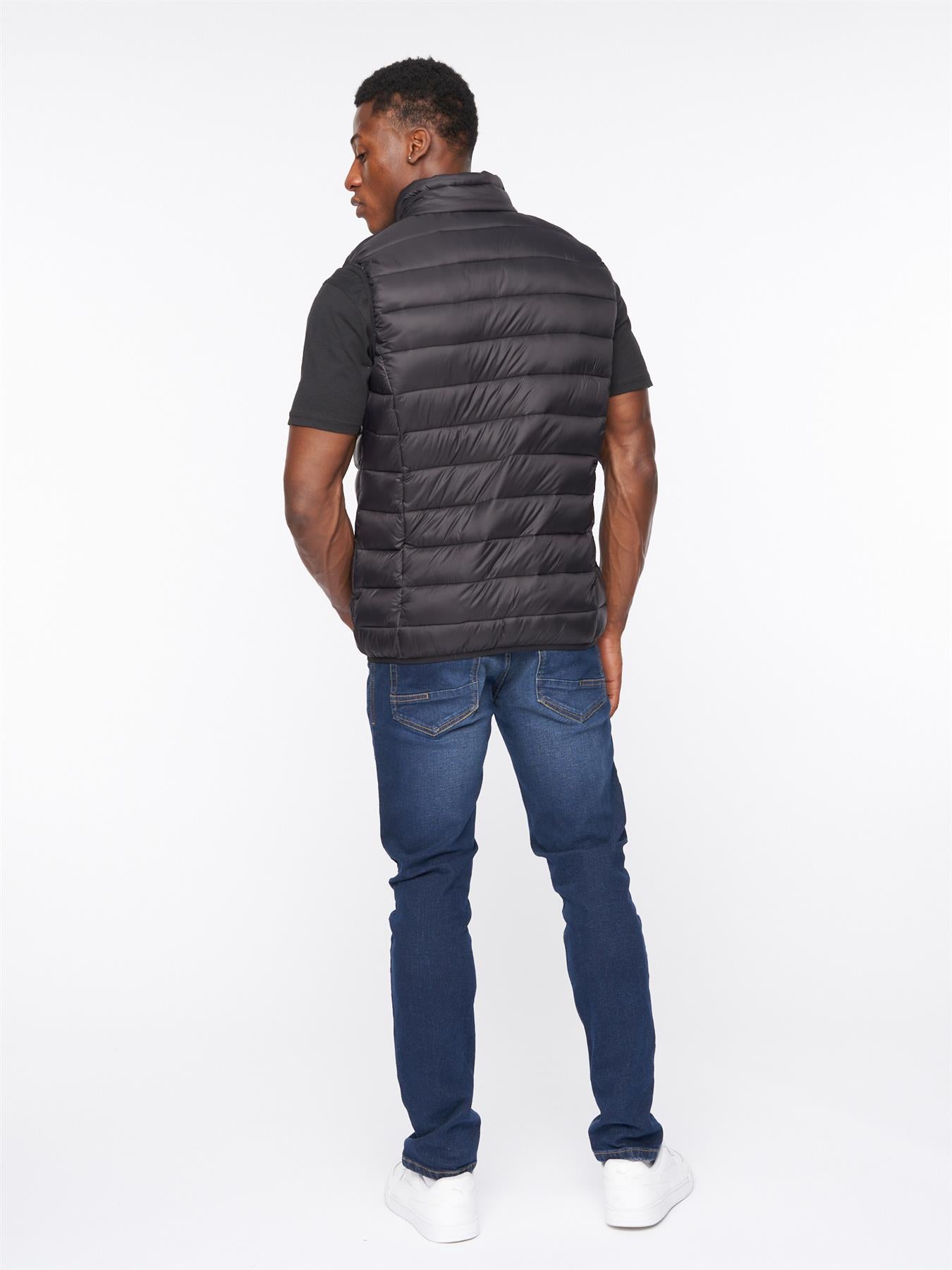 Mens Gattering Gilet Black