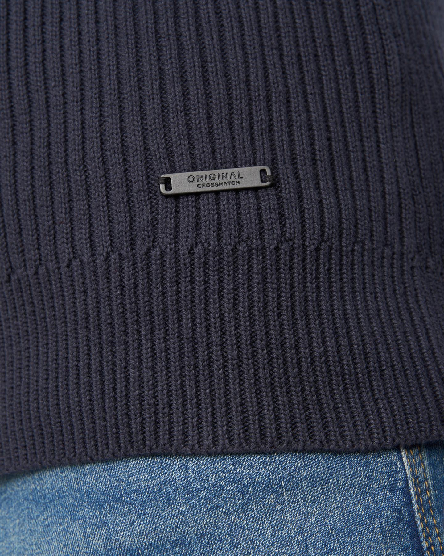 Mens Wellburys Chunky Knit Navy