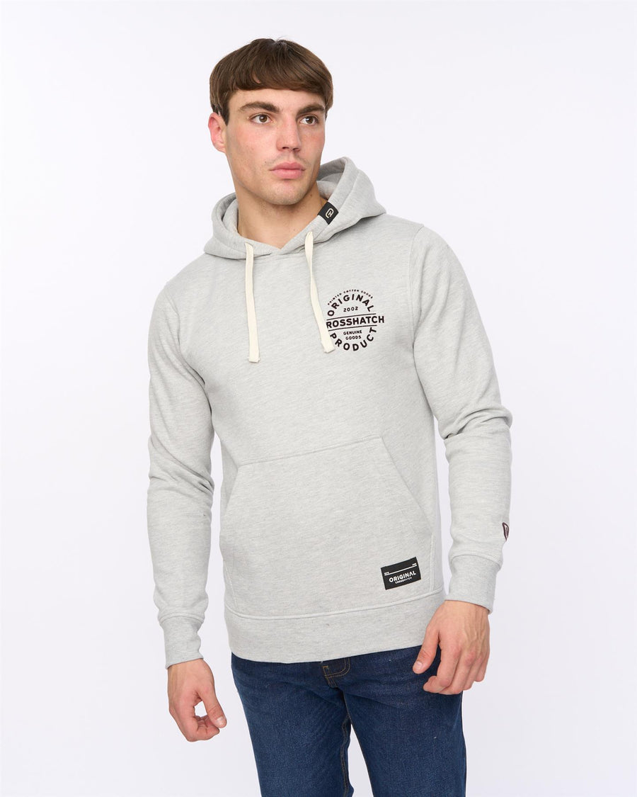 Mens Cresswell Hoodie Grey Marl