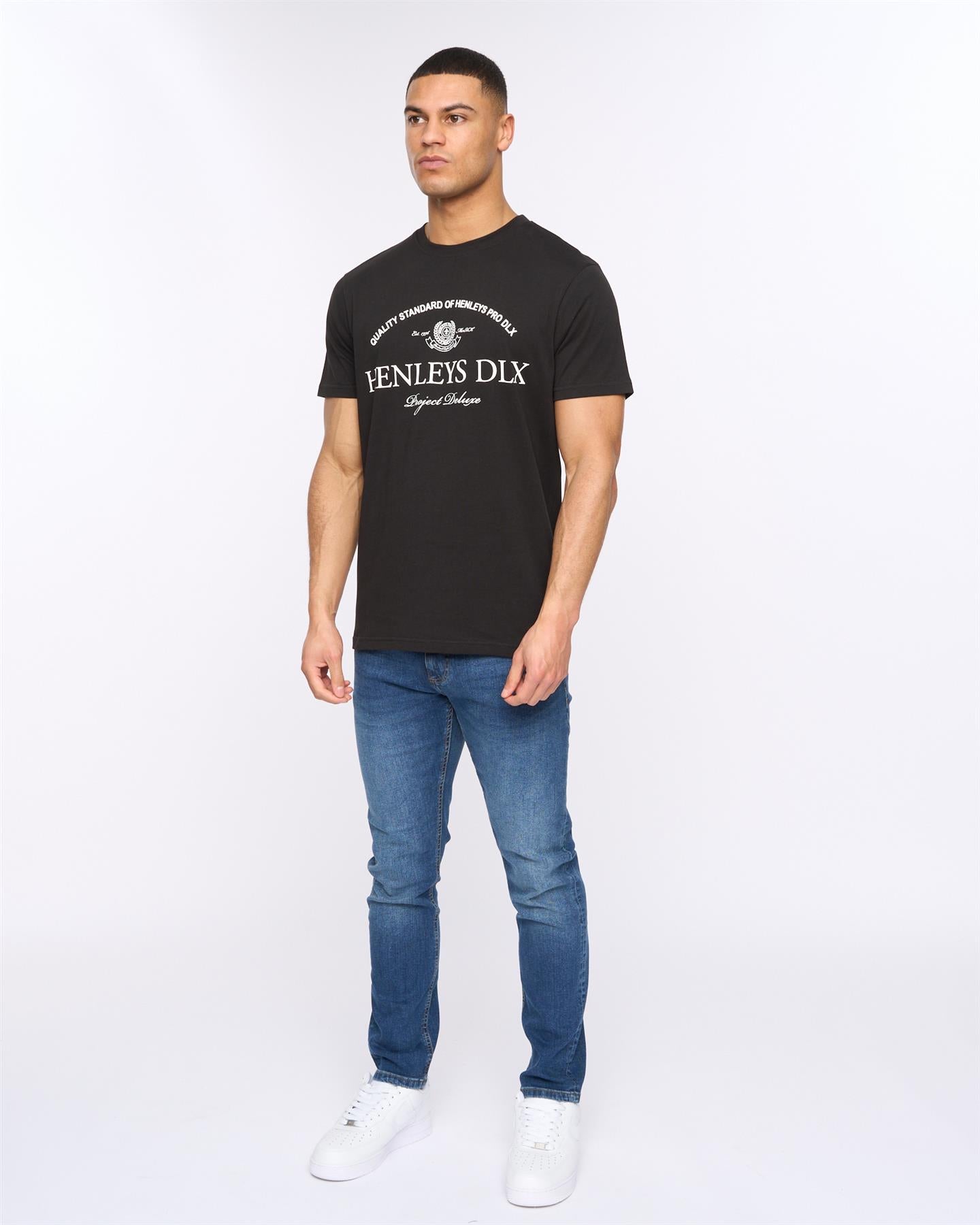 Mens Henclose T-Shirt Black