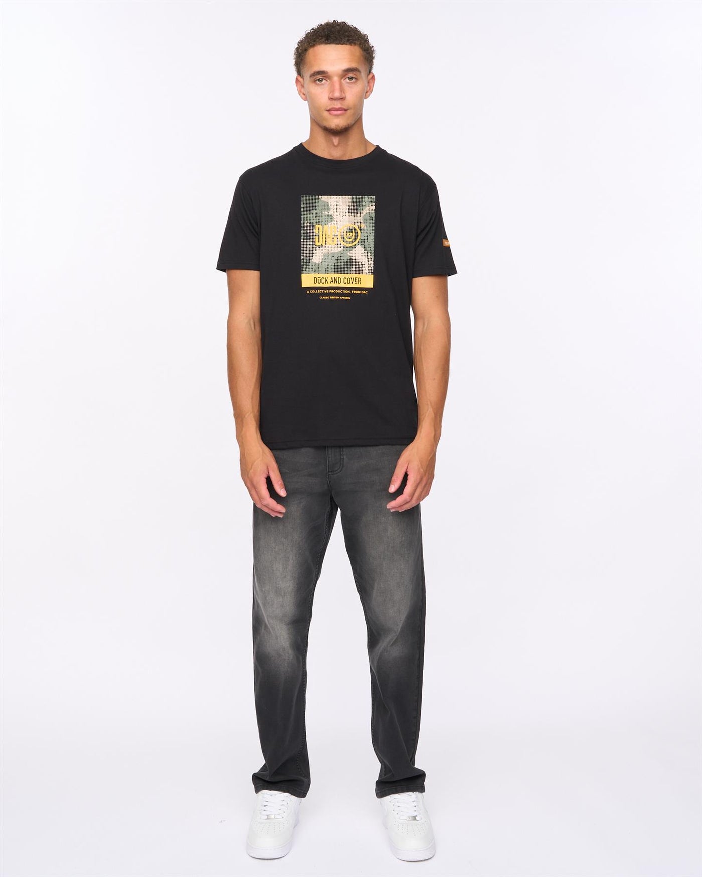 Mens Camostack T-Shirt Black