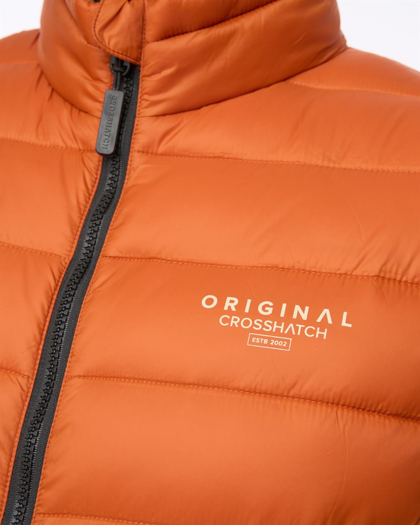 Mens Gattering MVE Gilet Burnt Orange