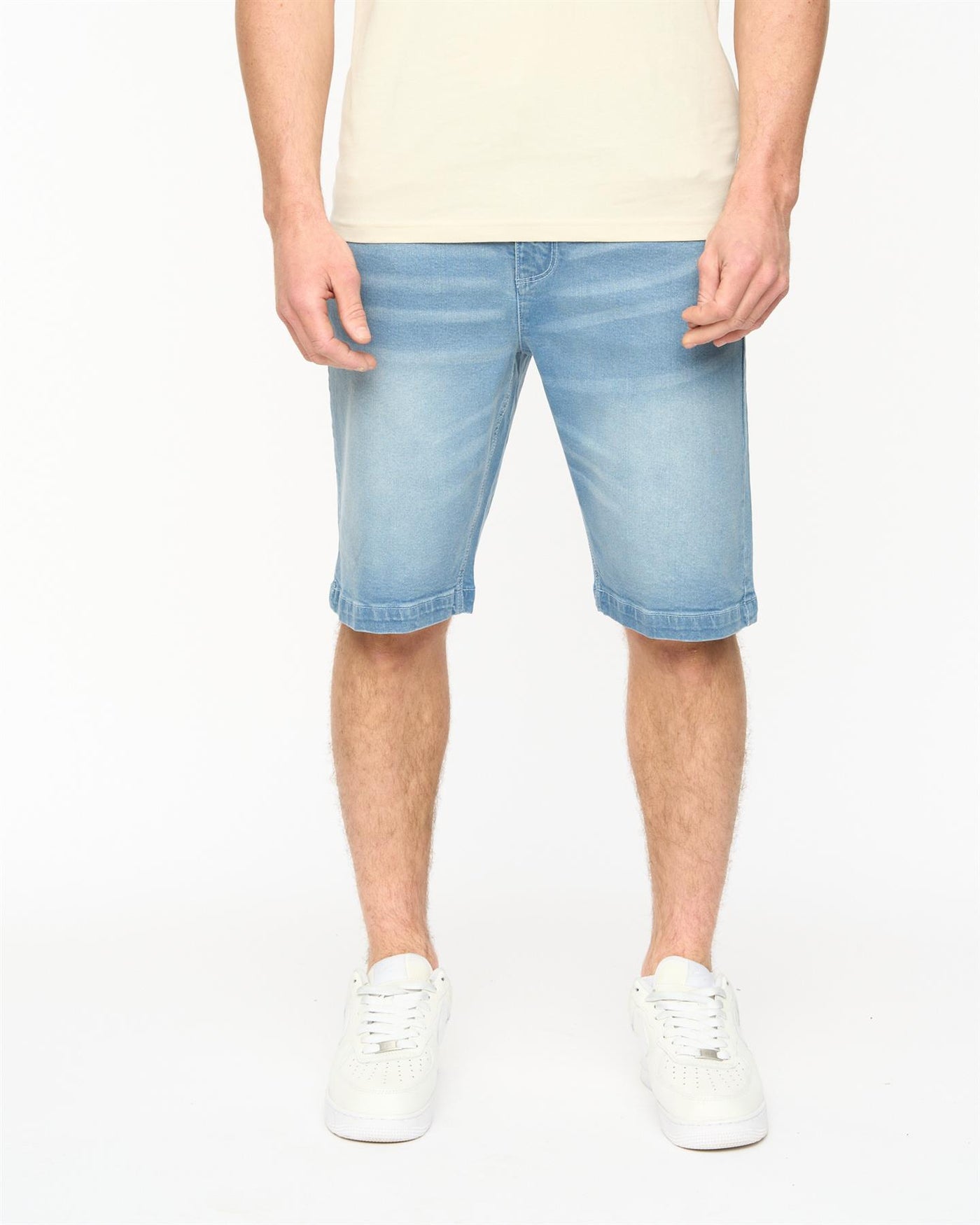 Mens Kamaline Denim Shorts Light Wash