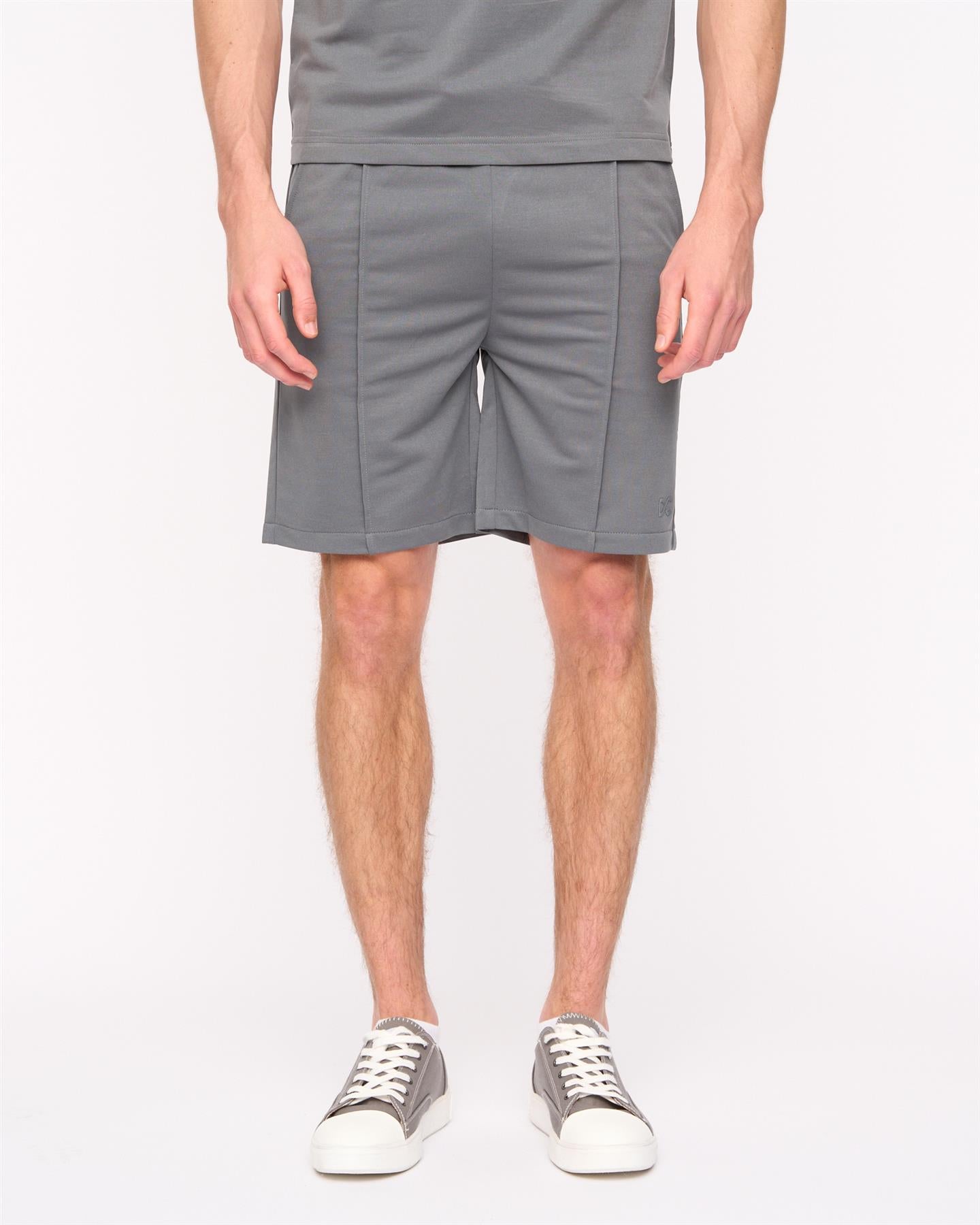 Mens Medford Polo & Shorts Set Grey