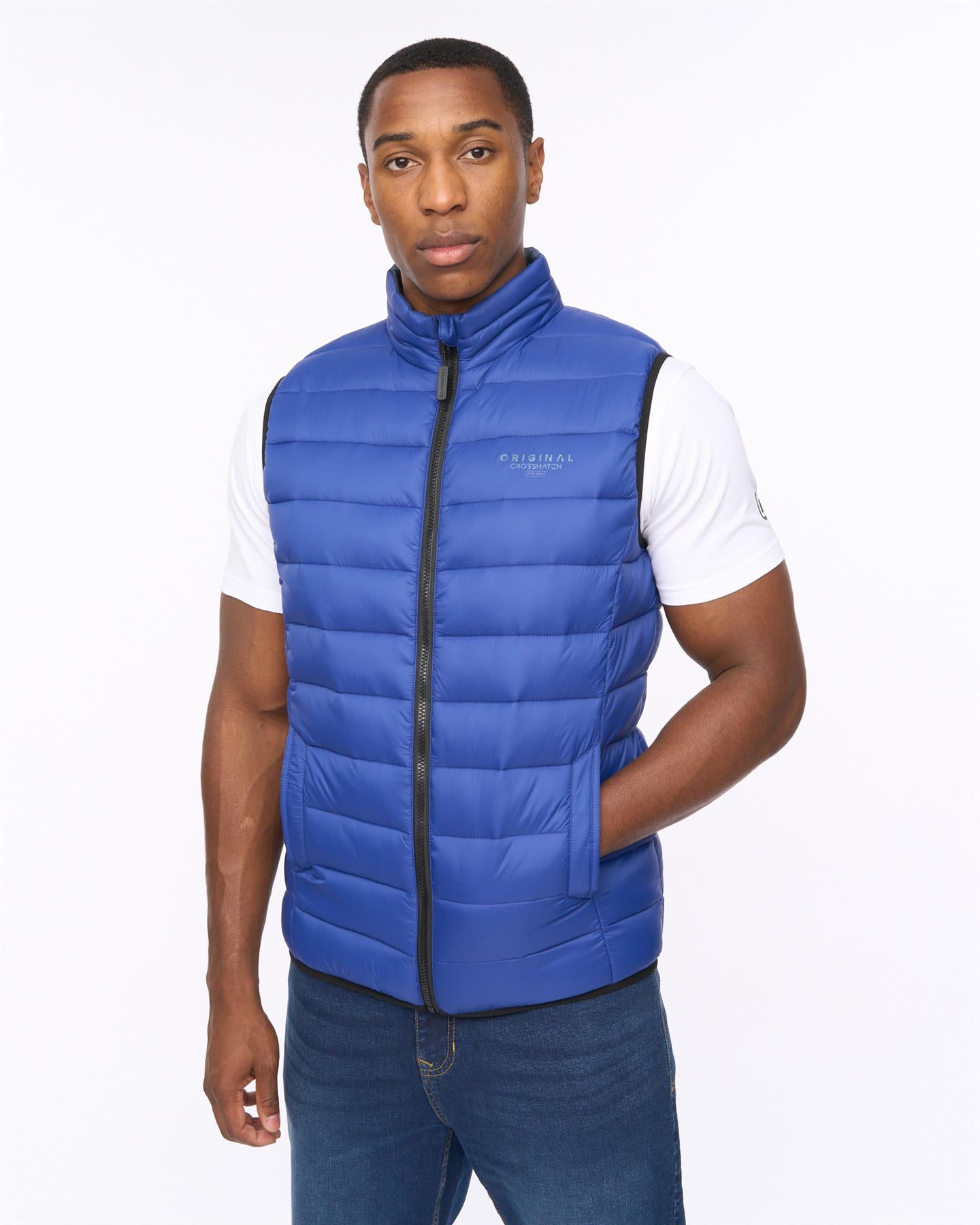 Mens Gattering MVE Gilet Royal