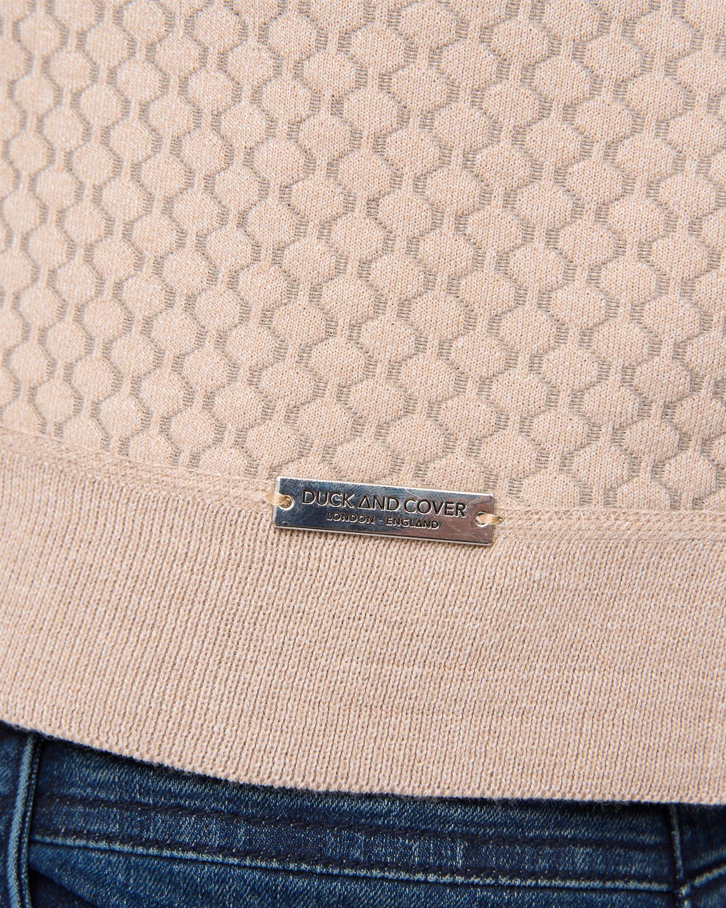 Mens Mataso Knit T-Shirt Stone