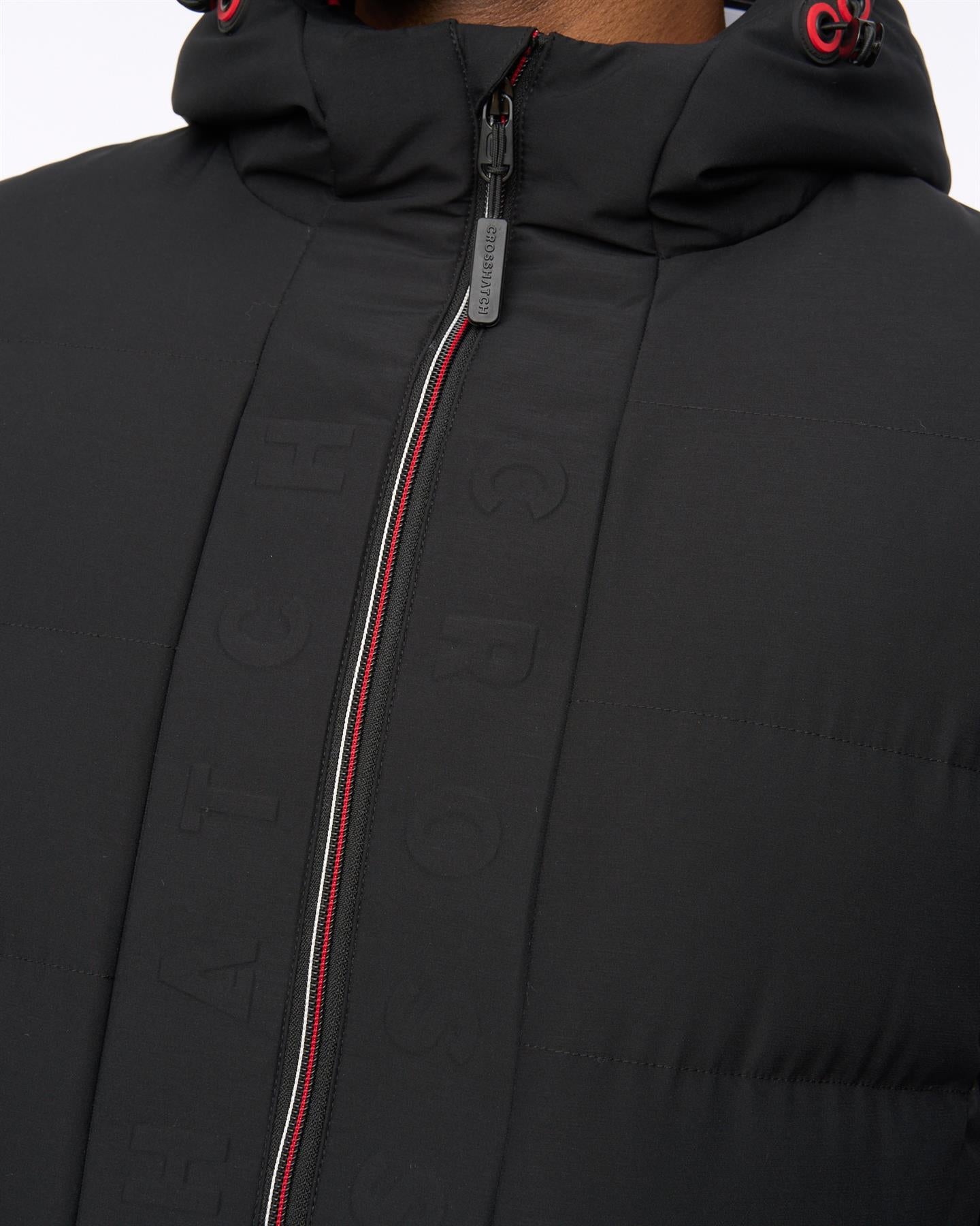 Mens Kampnew Embossed Jacket Black
