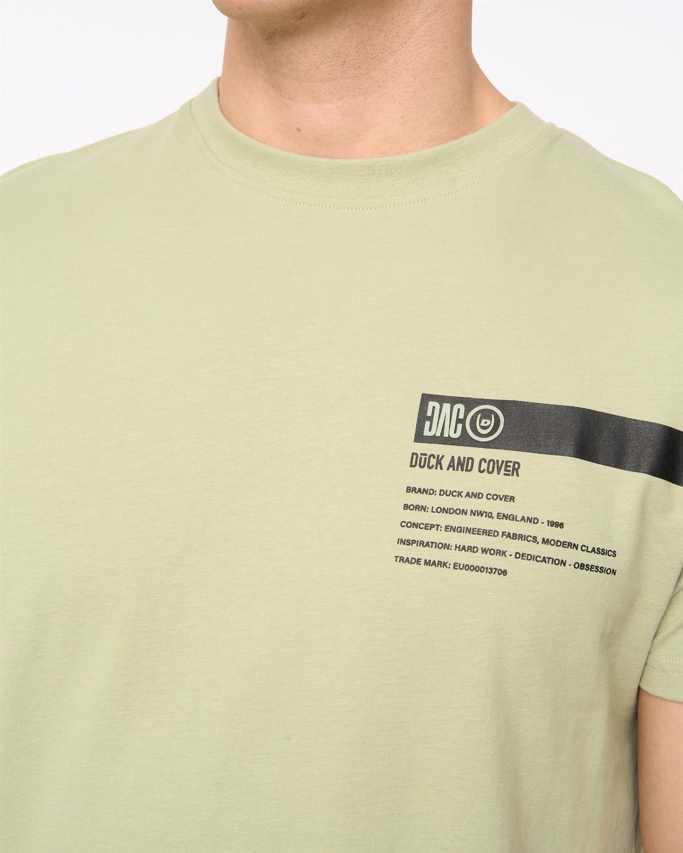 Mens Tatick T-Shirt Light Olive