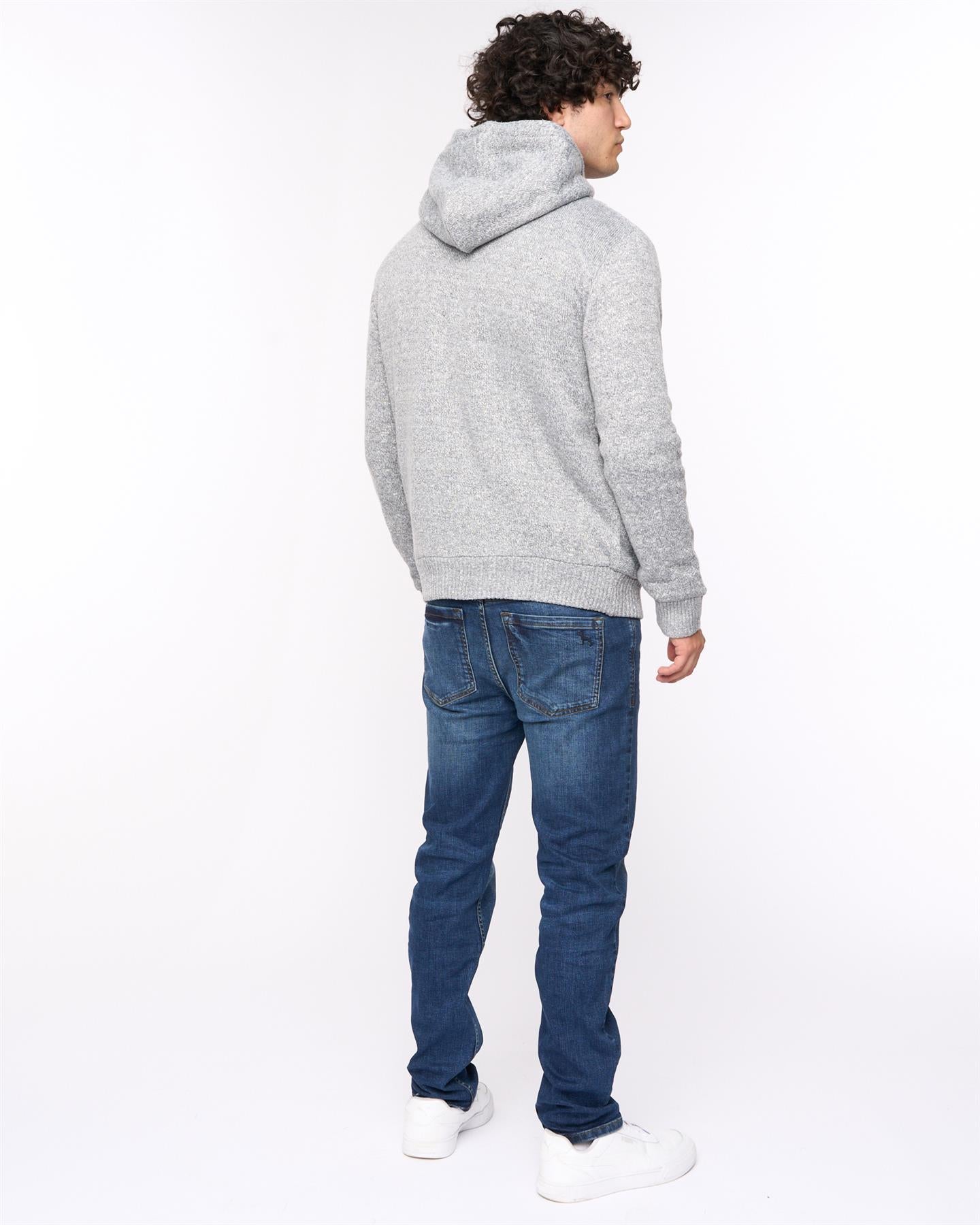 Mens Tonbridge Cardigan Light Grey Marl