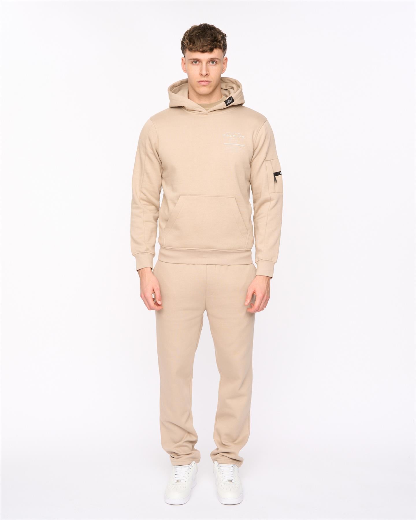 Mens Rayland Hoodie Stone