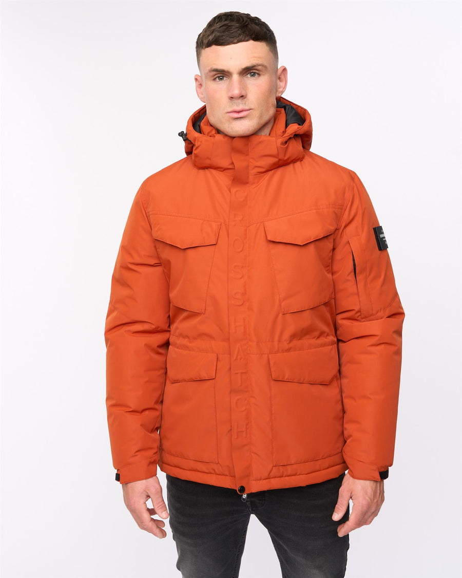 Mens Plentons Jacket Burnt Orange