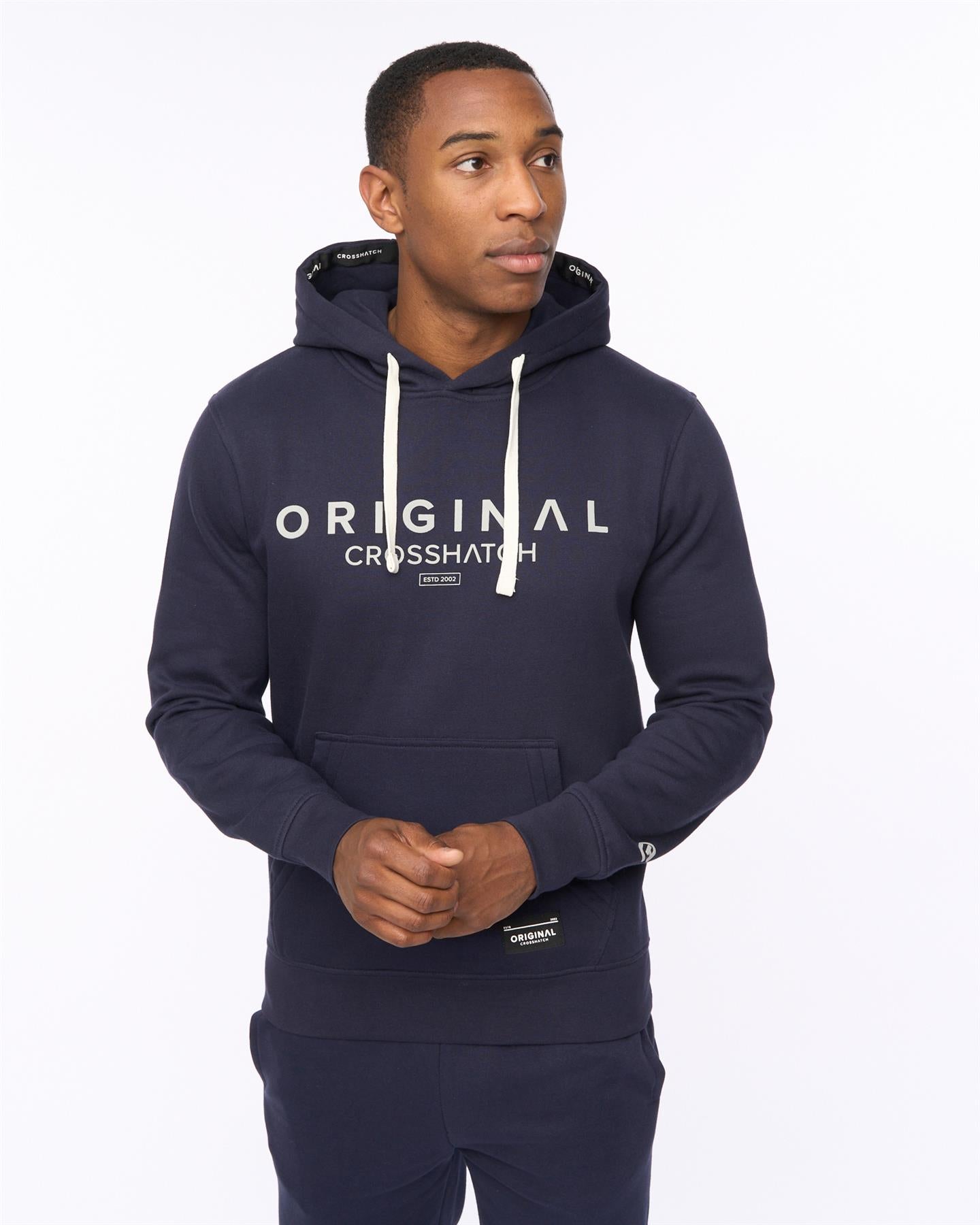 Mens Jamals Hoodie Navy