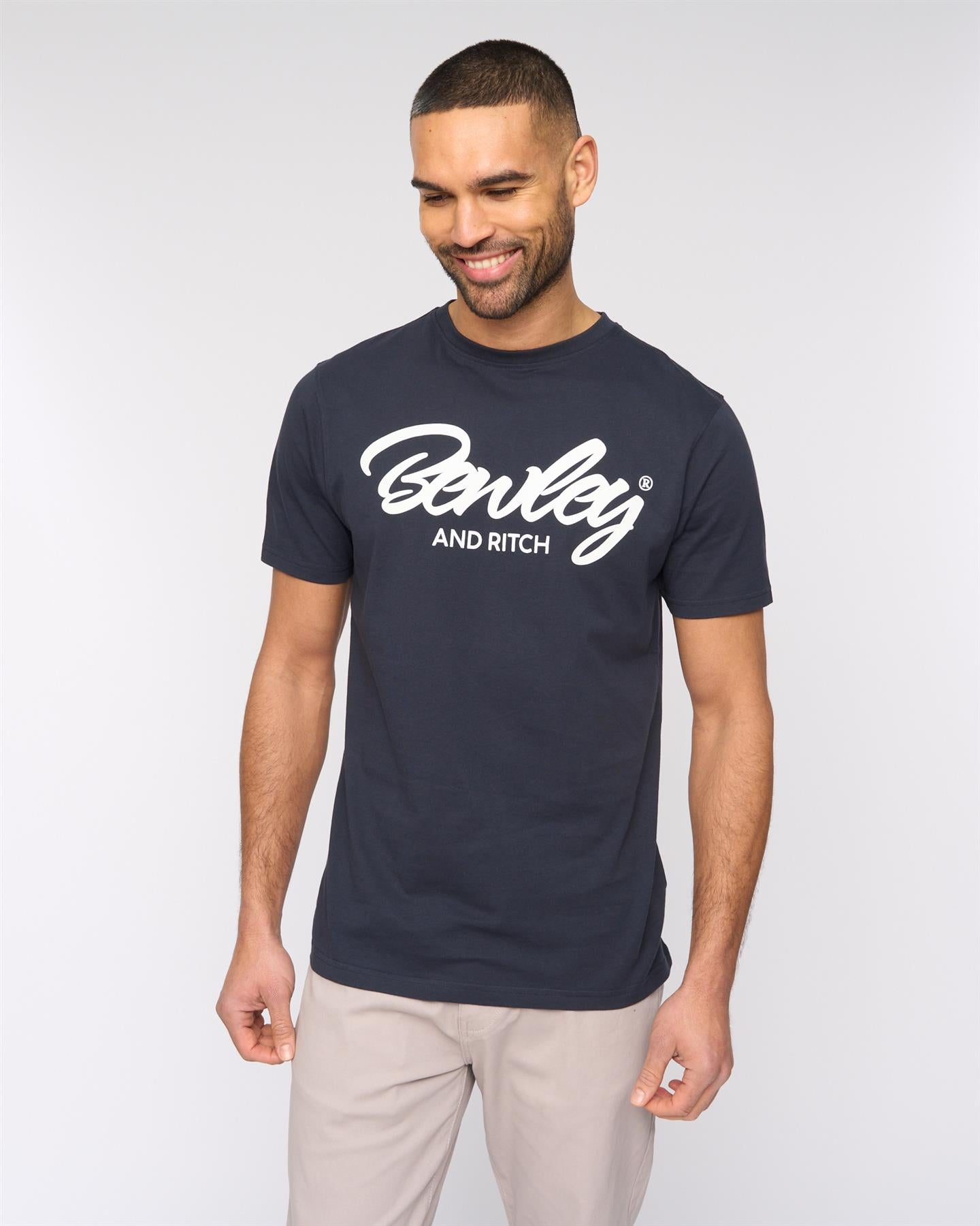 Mens  Yardley T-Shirt Navy
