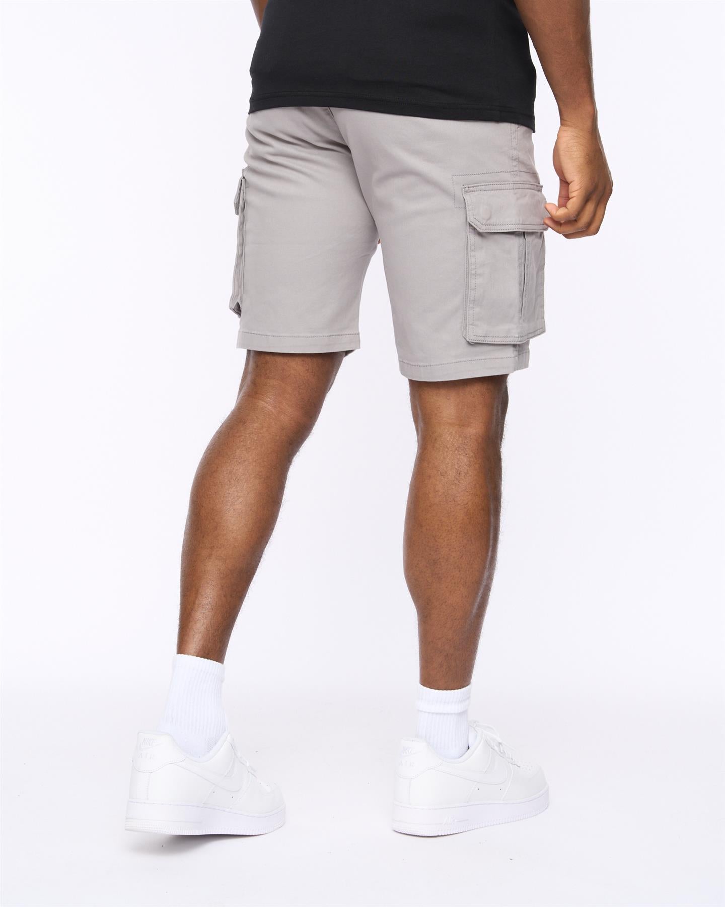 Mens Frentons Cargo Shorts Grey