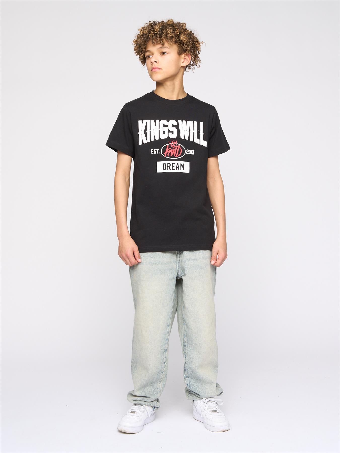 Kids Boys Knockout T-Shirt Black