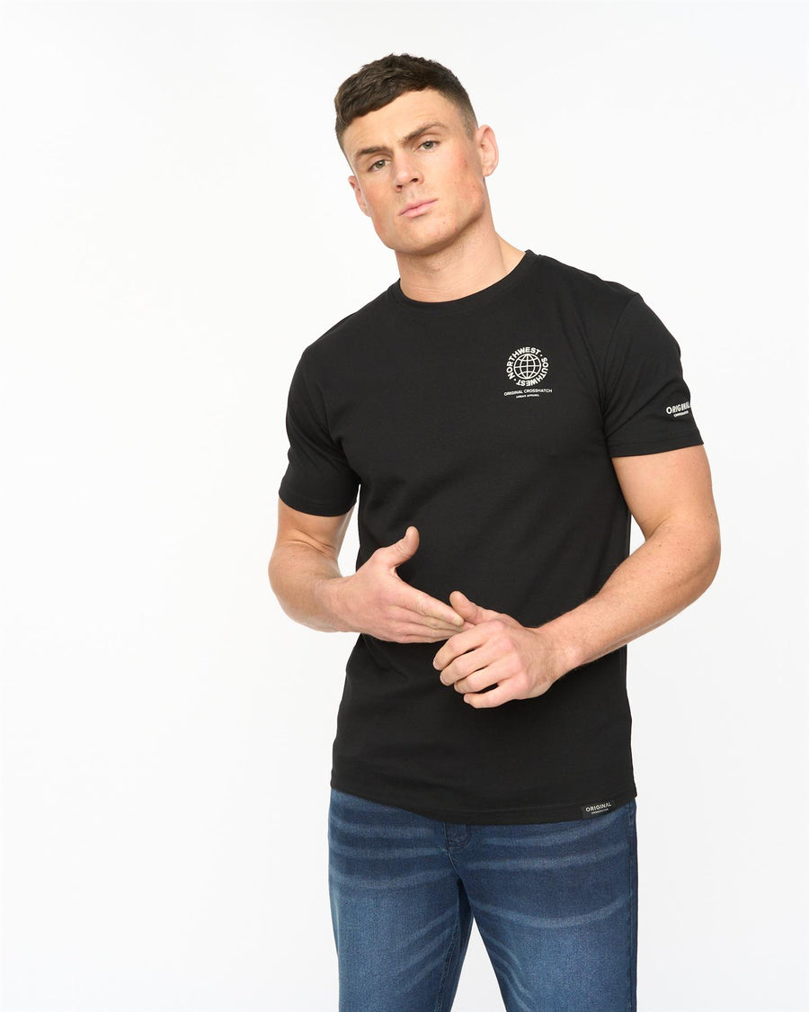 Mens Chittingtons T-Shirt Black