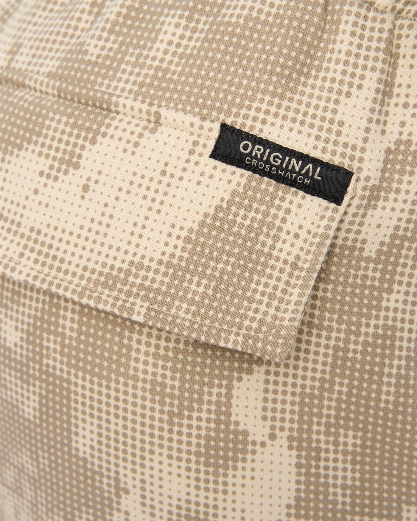 Mens Bardon Camo Cargo Shorts Light Stone