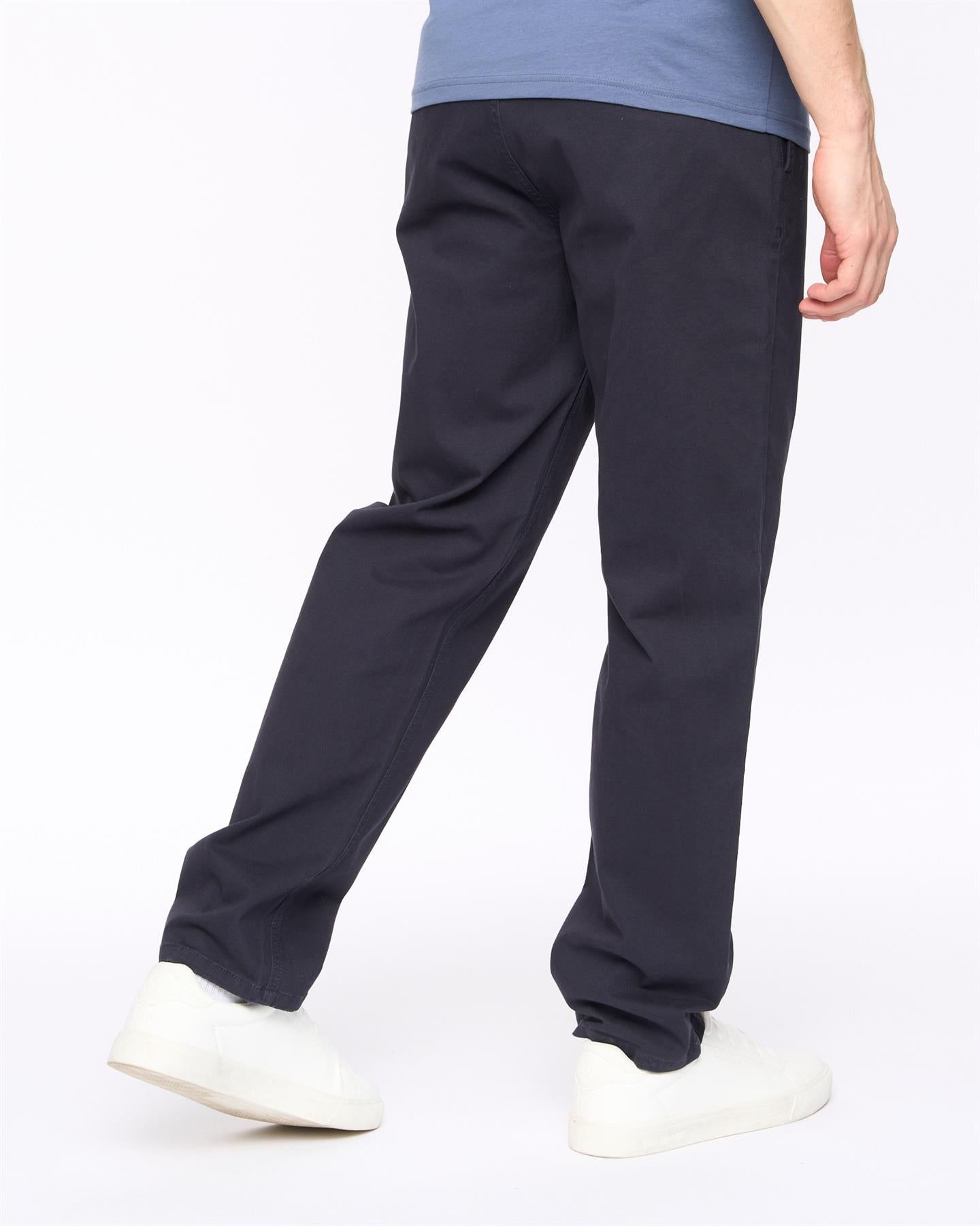 Mens Chalford Baggy Chinos Navy