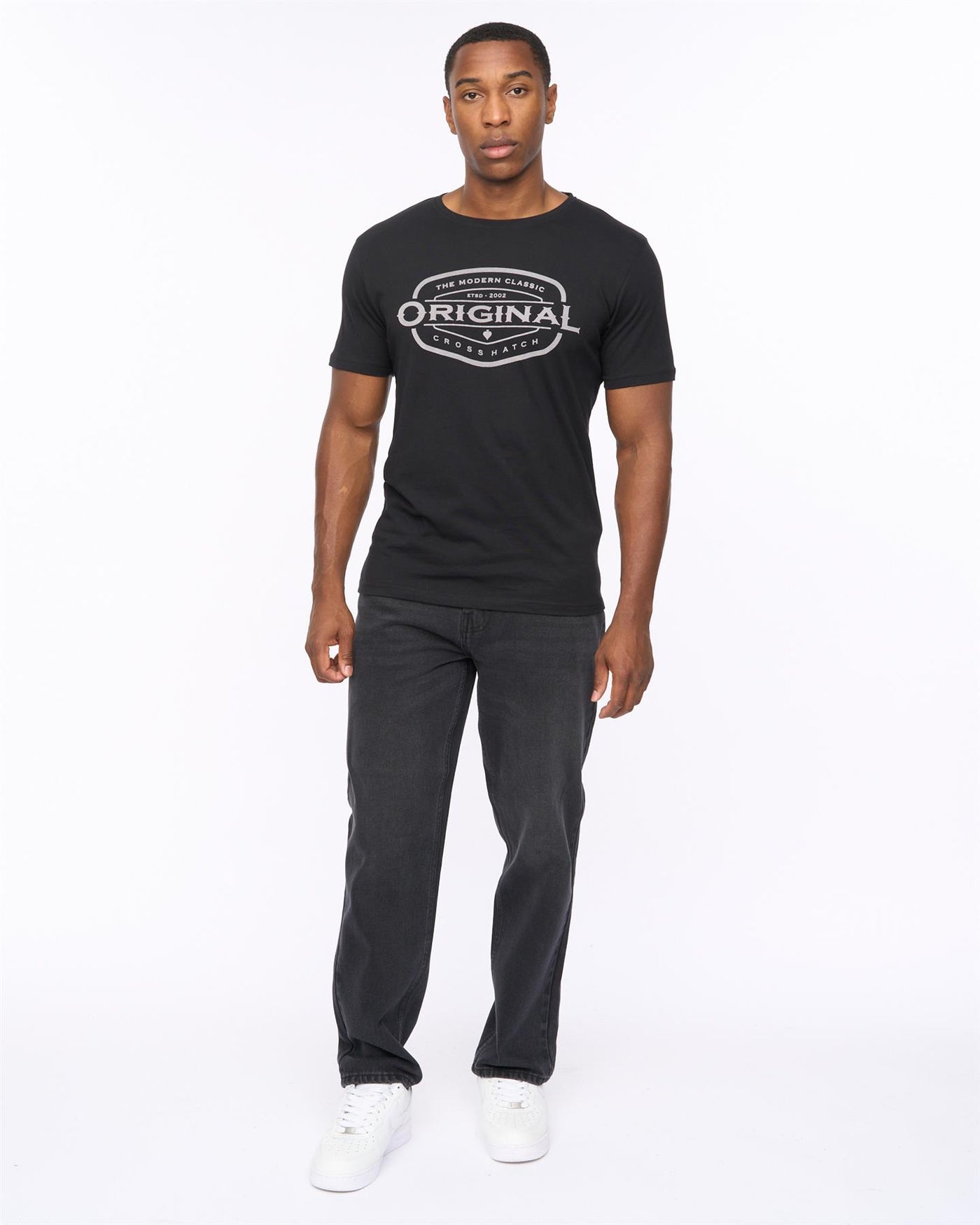 Mens Tillman Baggy Jeans Black Wash