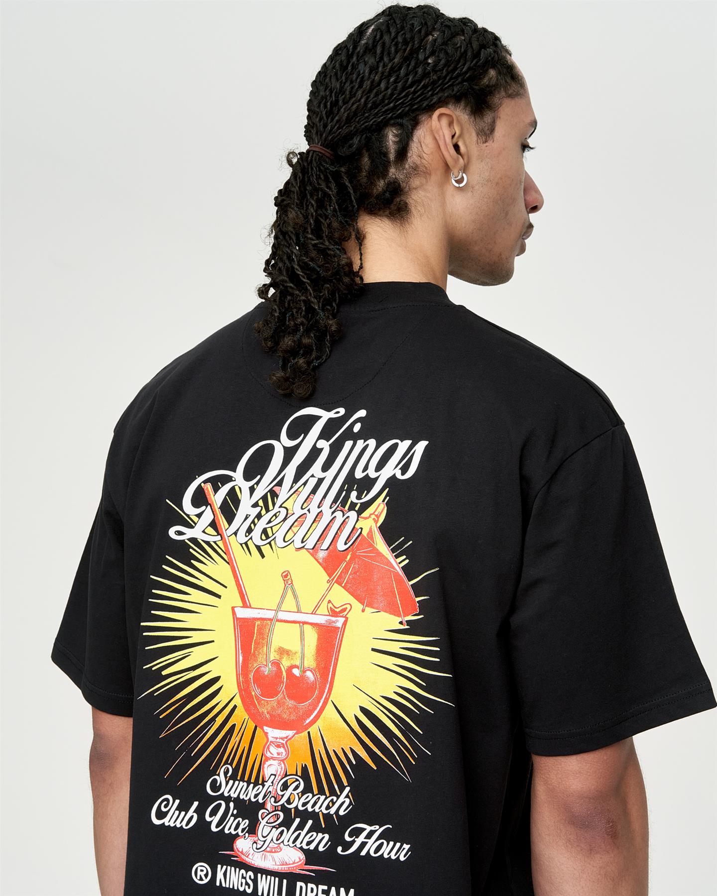 Mens Studio Cocktails T-Shirt Black