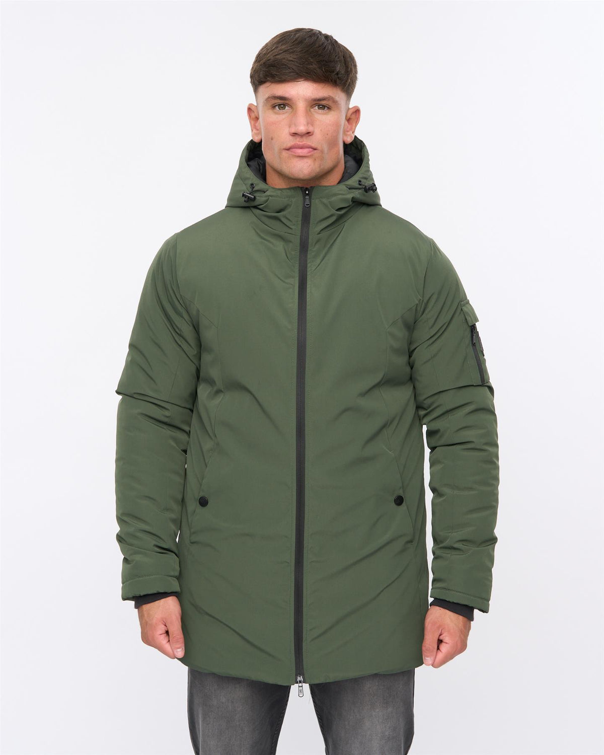 Mens Mantrax Padded Jacket Dark Olive