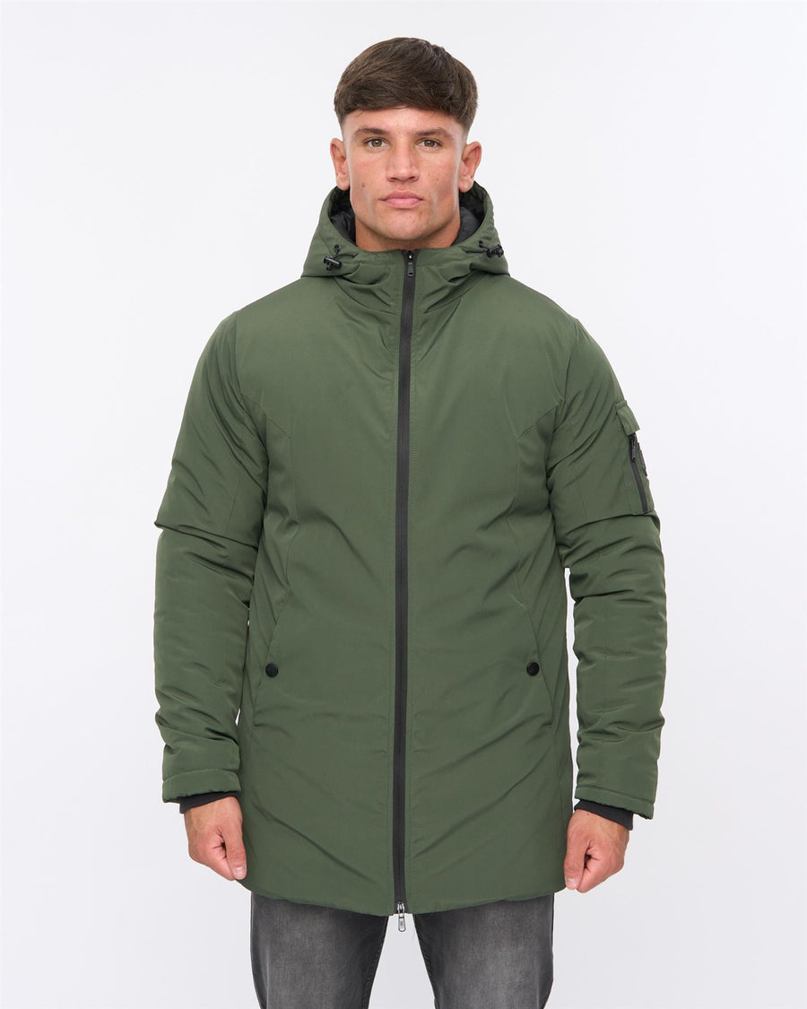 Mens Mantrax Padded Jacket Dark Olive