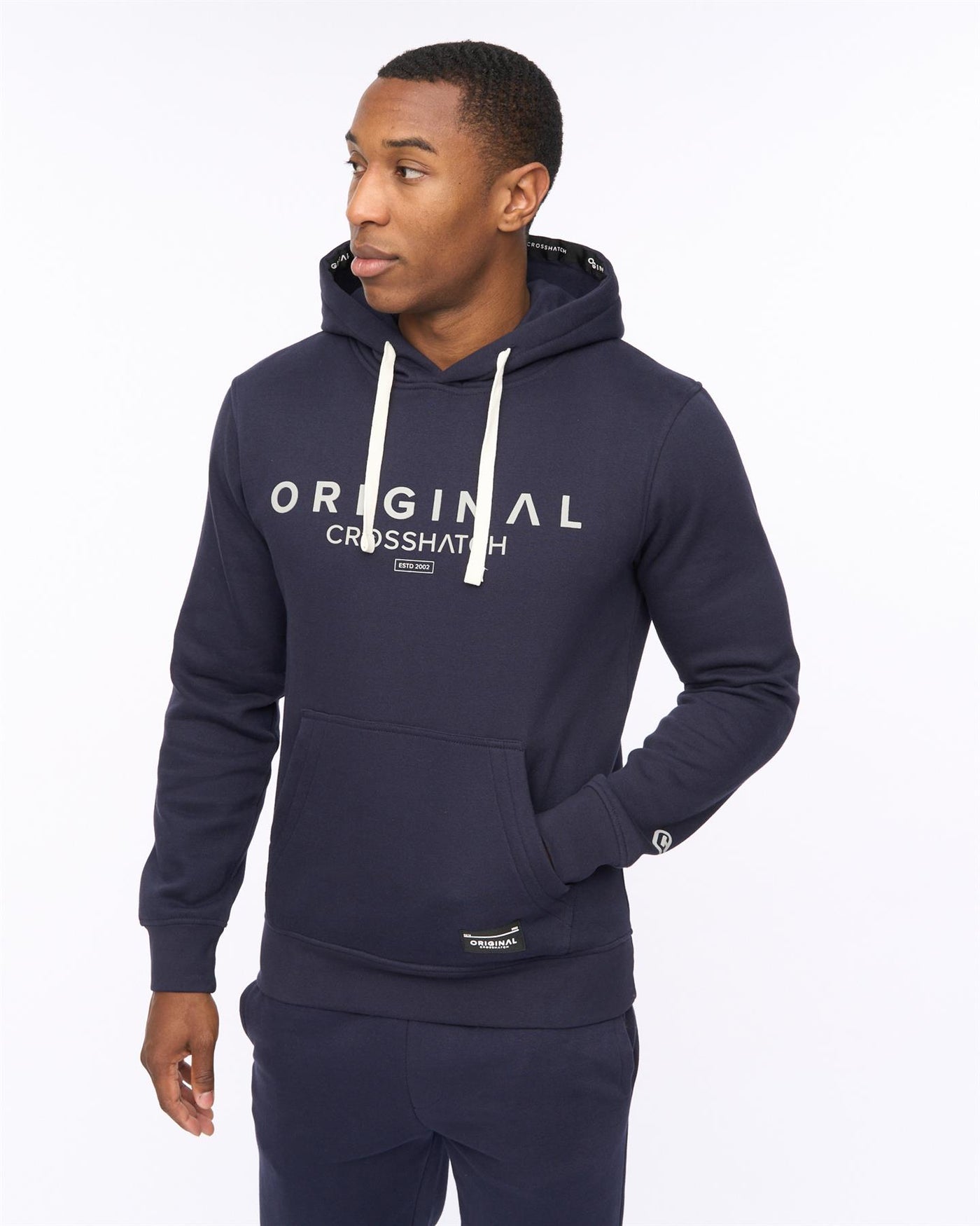 Mens Jamals Hoodie Navy