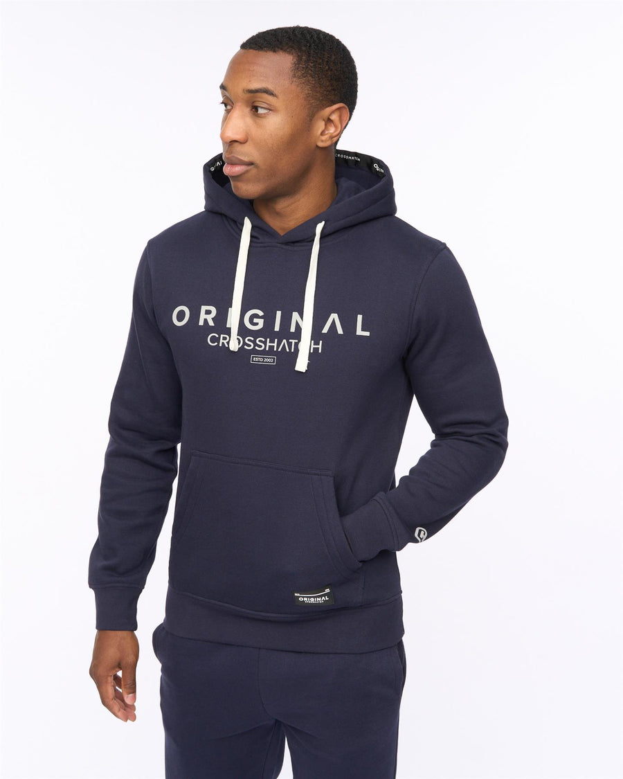 Mens Jamals Hoodie Navy