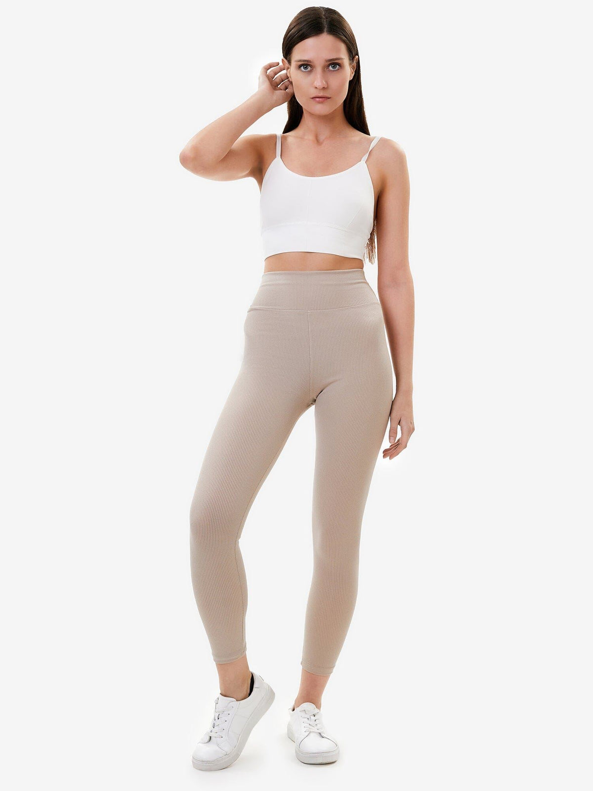 Zelal Ribbed Leggings