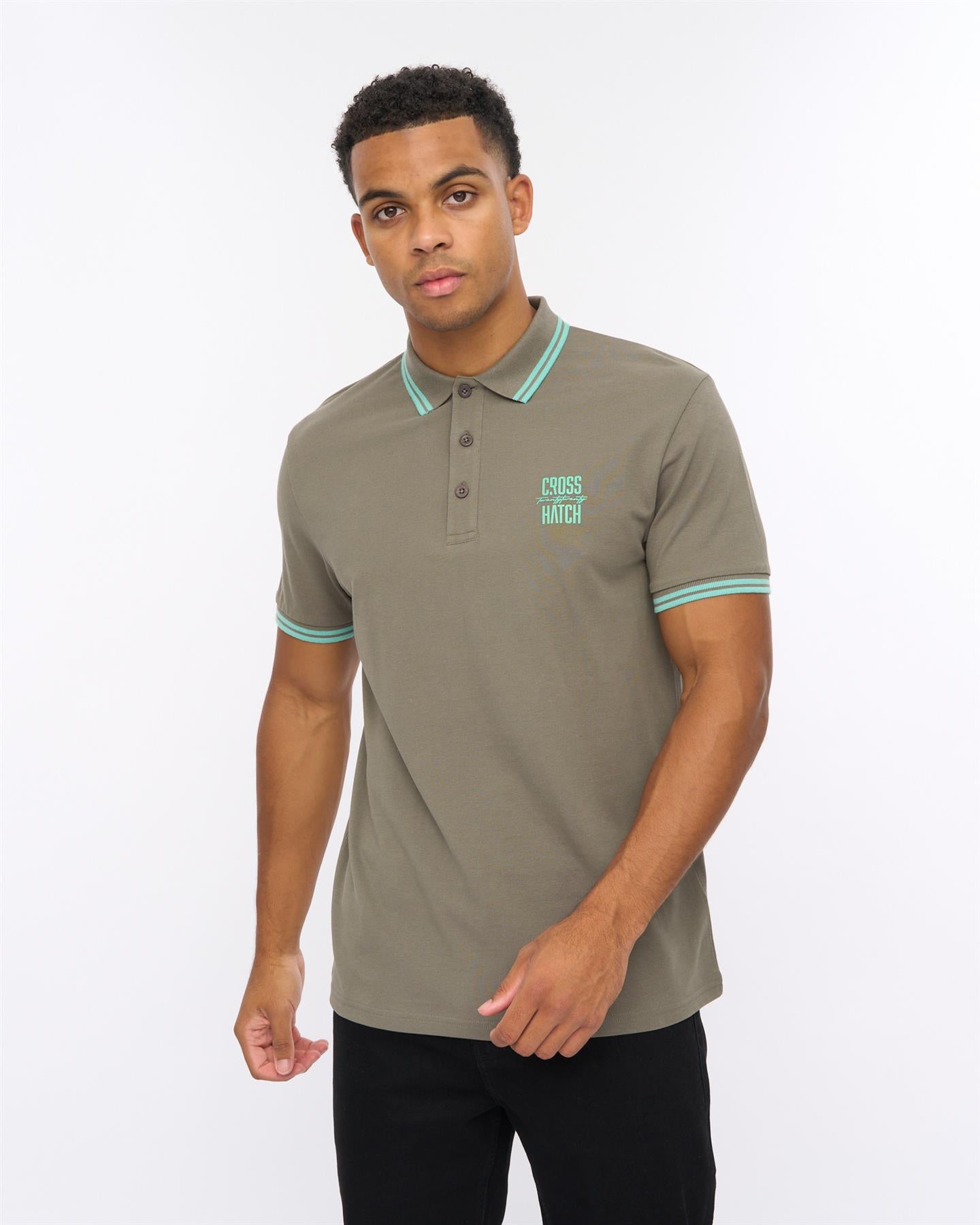 Mens Changra Polo Dark Sage