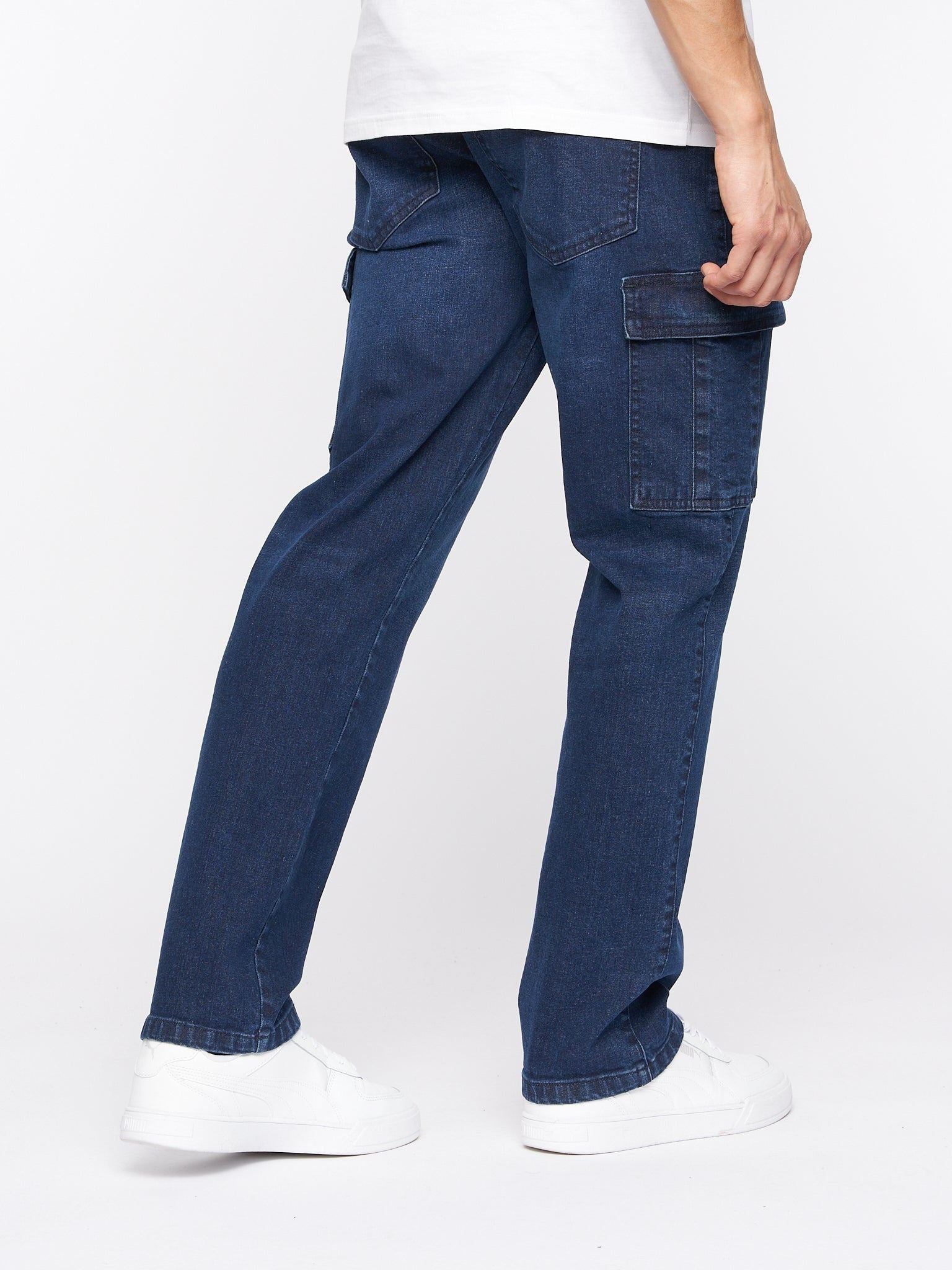 Kremtap Cargo Jeans Dark Wash