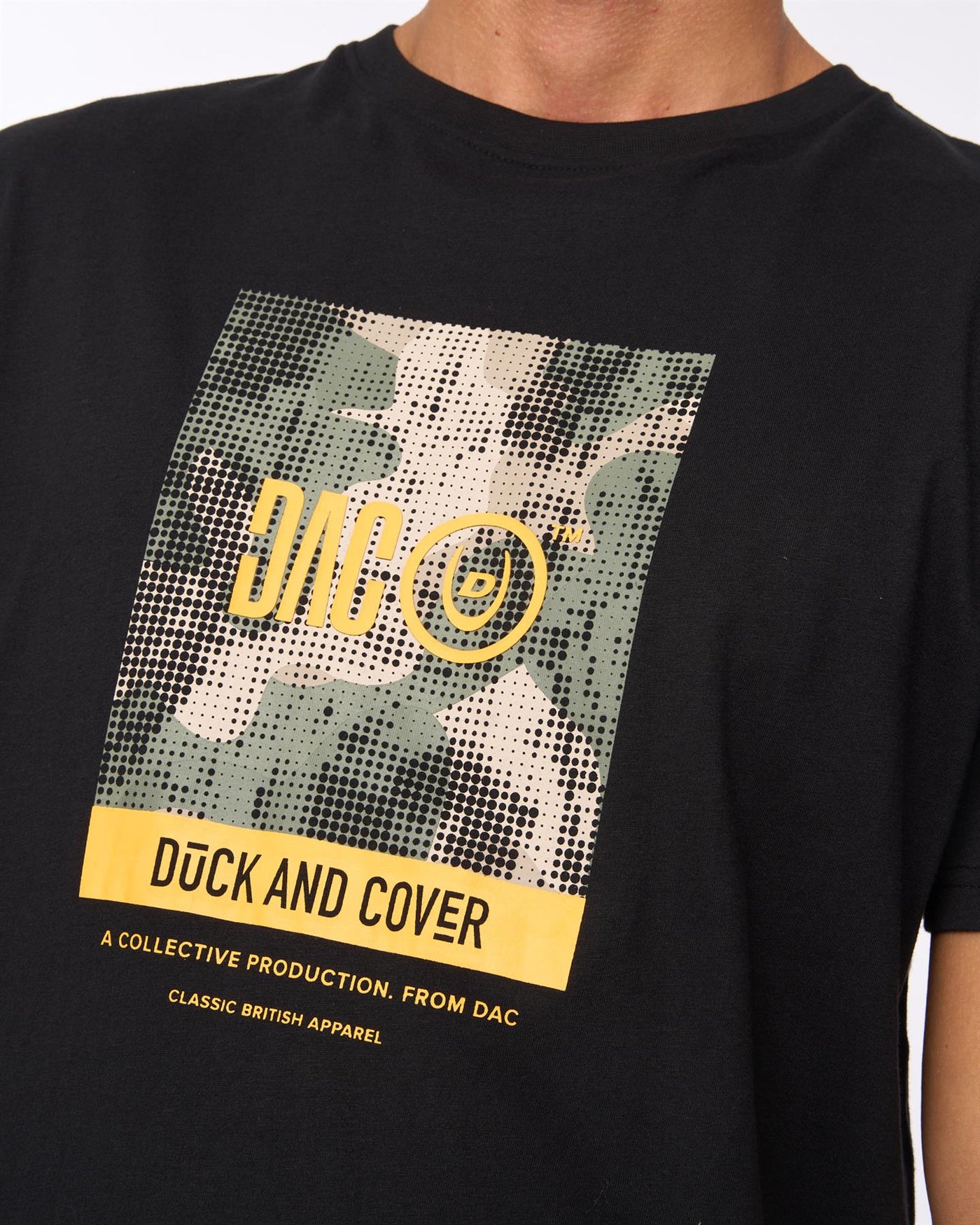 Mens Camostack T-Shirt Black