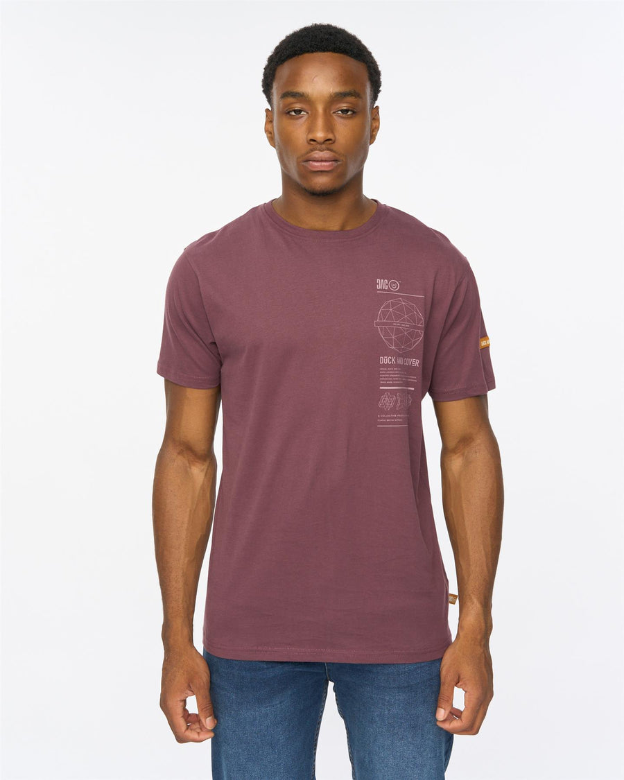 Mens Ashland T-Shirt Raisin