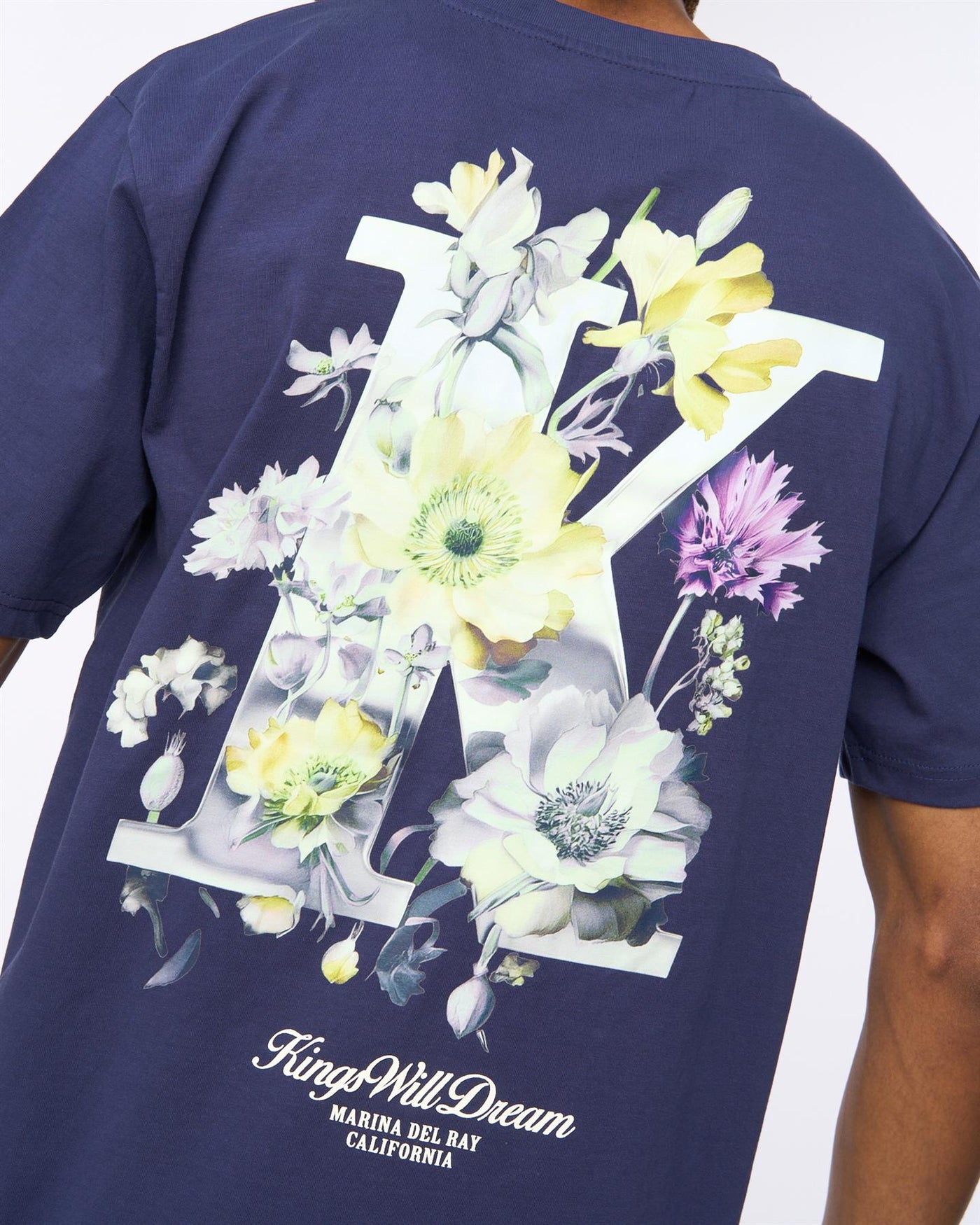 Mens Garden Relaxed Fit T-Shirt Navy