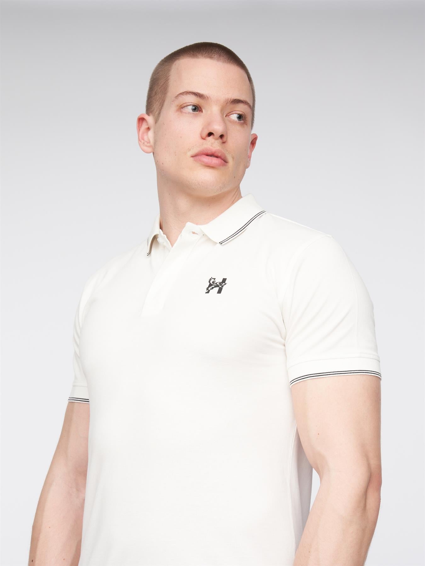 Mens Moorehen Polo White
