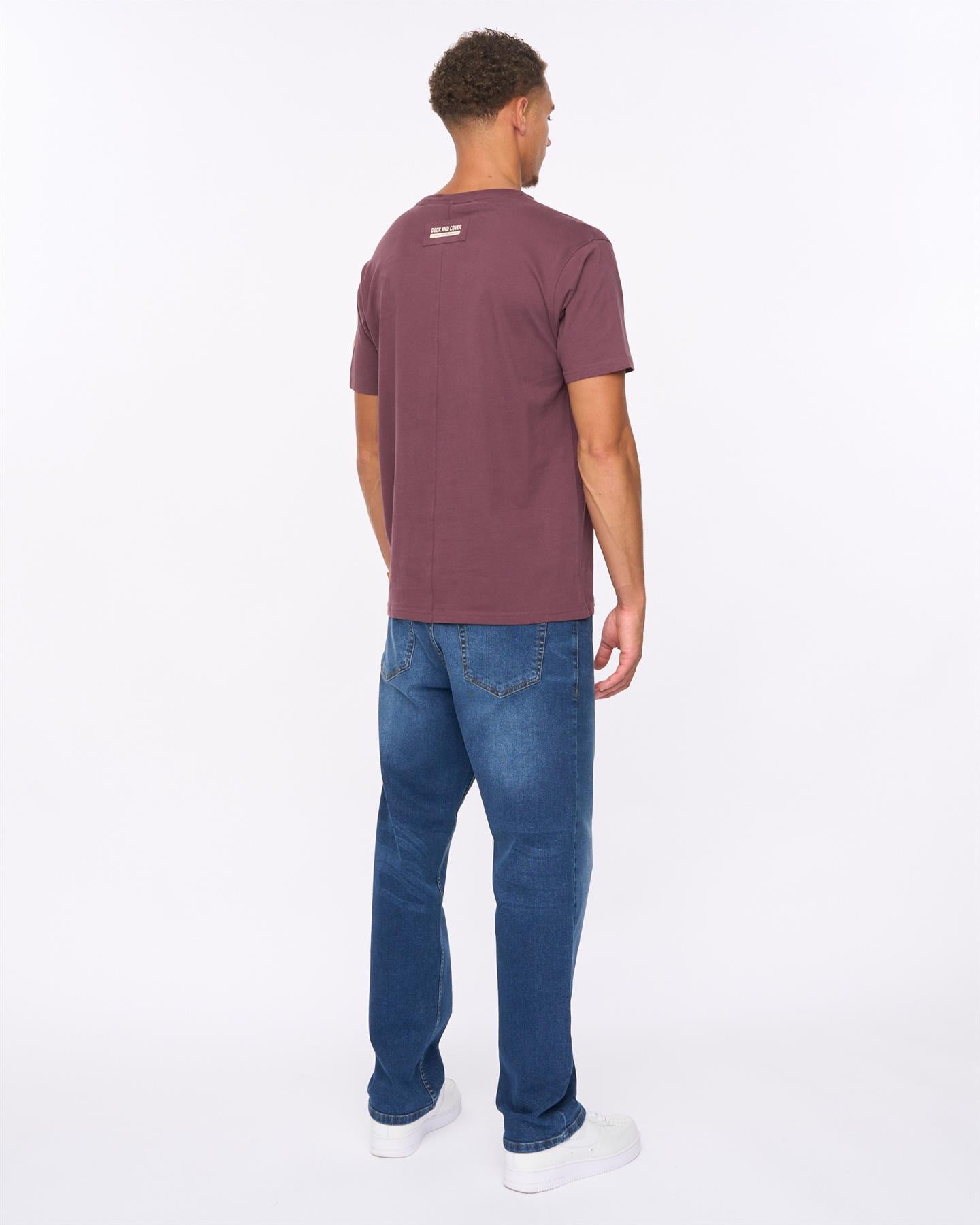 Mens Cramptone T-Shirt Raisin
