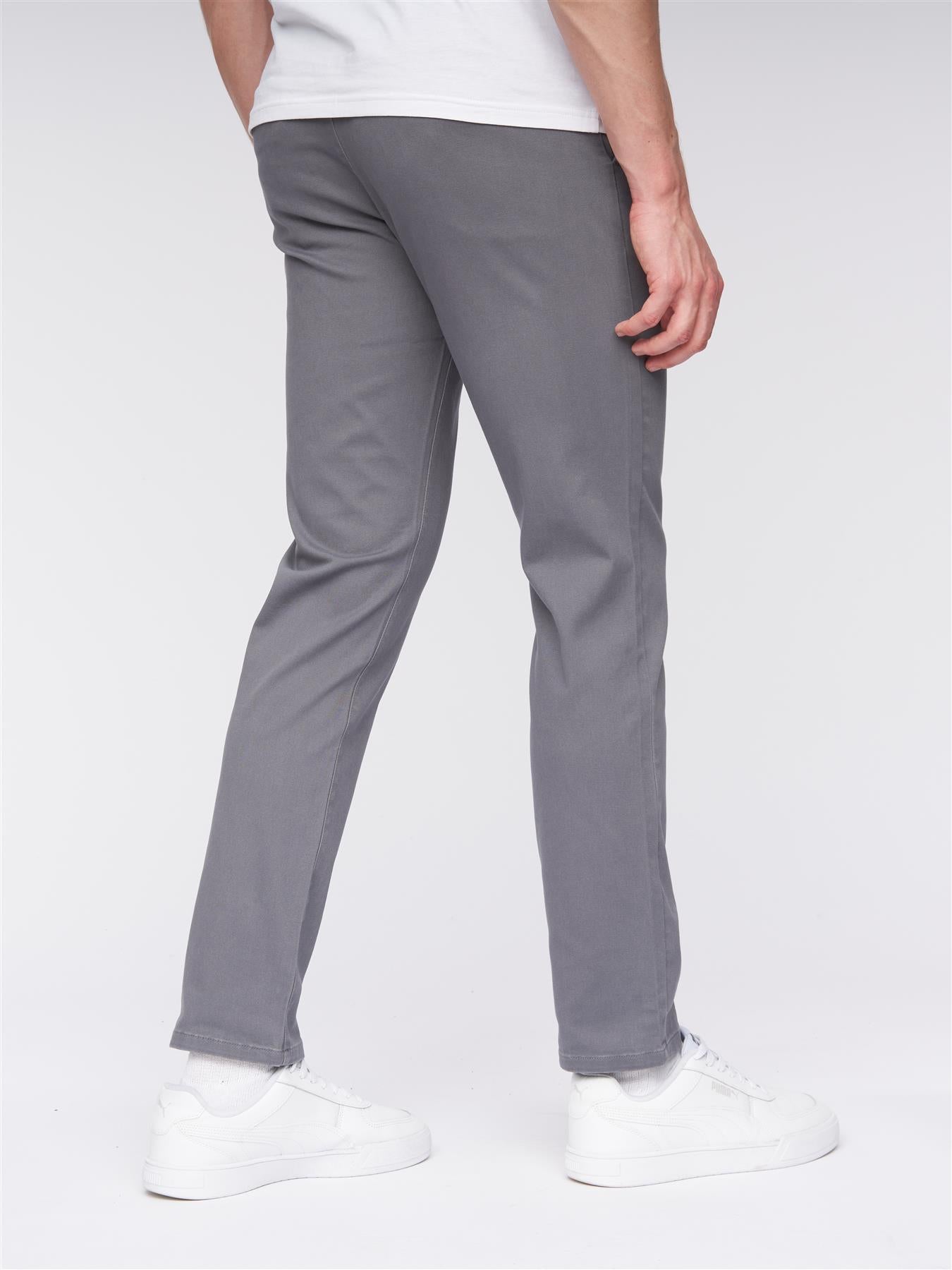 Mens Visit Chinos Grey