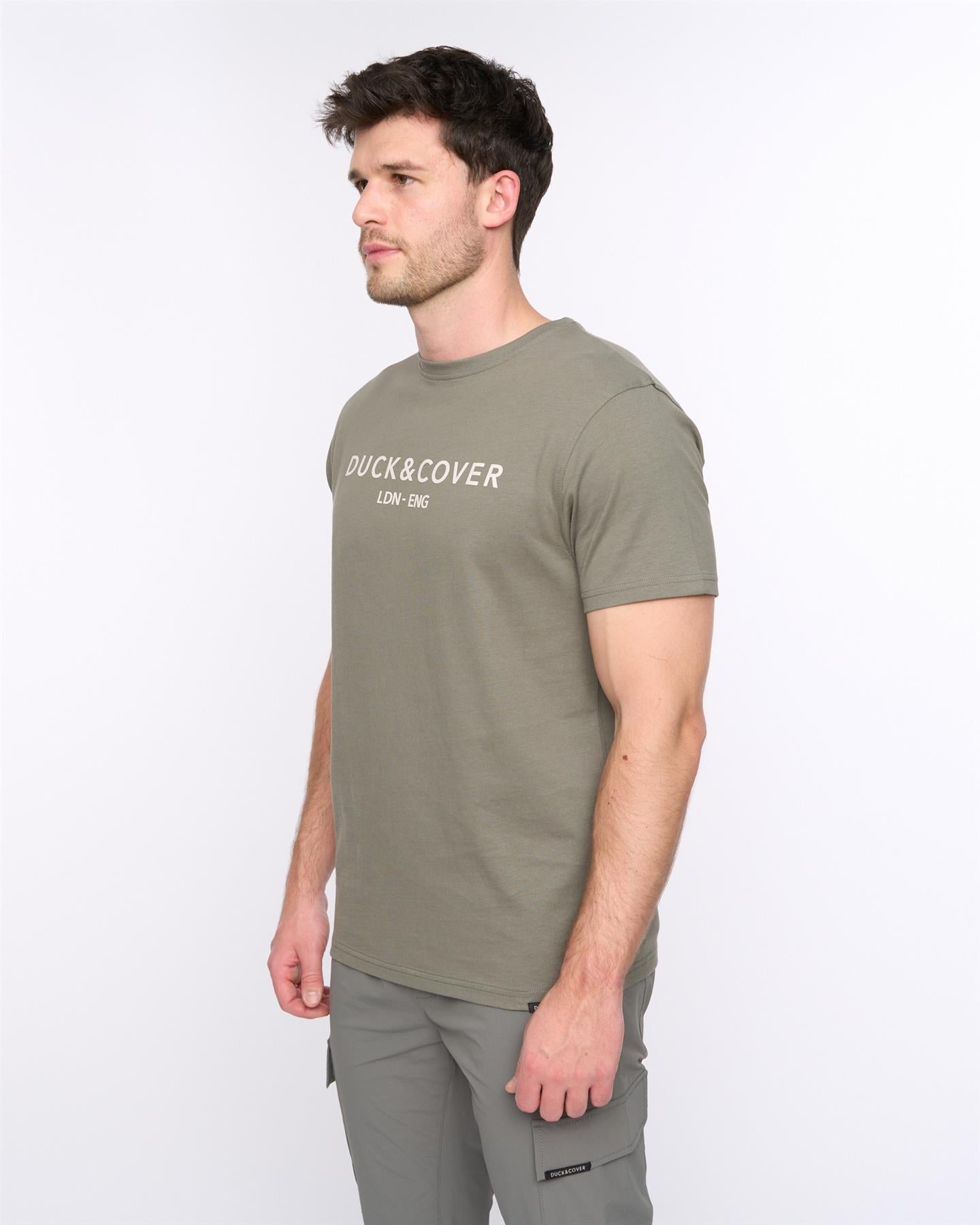 Mens Chamata T-Shirt Green Slate