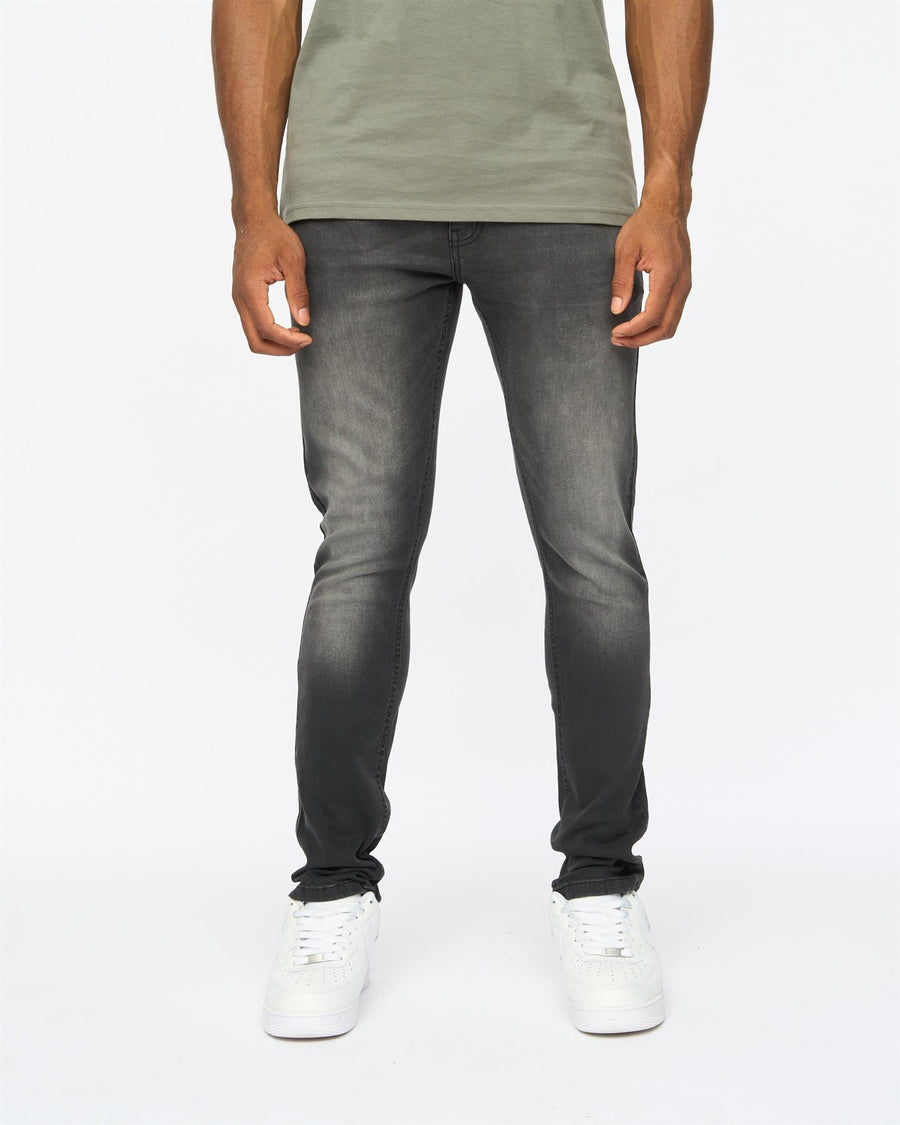 Mens Overburg Slimmer Fit Jeans Black