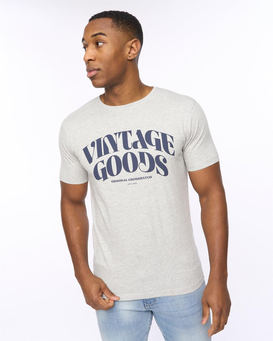 Mens Wilsby T-Shirt Grey Marl