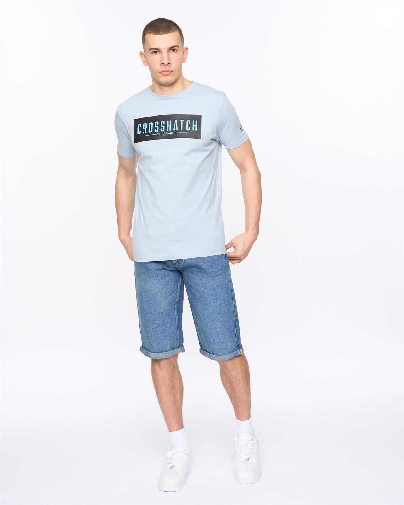 Mens Changra T-Shirt Light Blue
