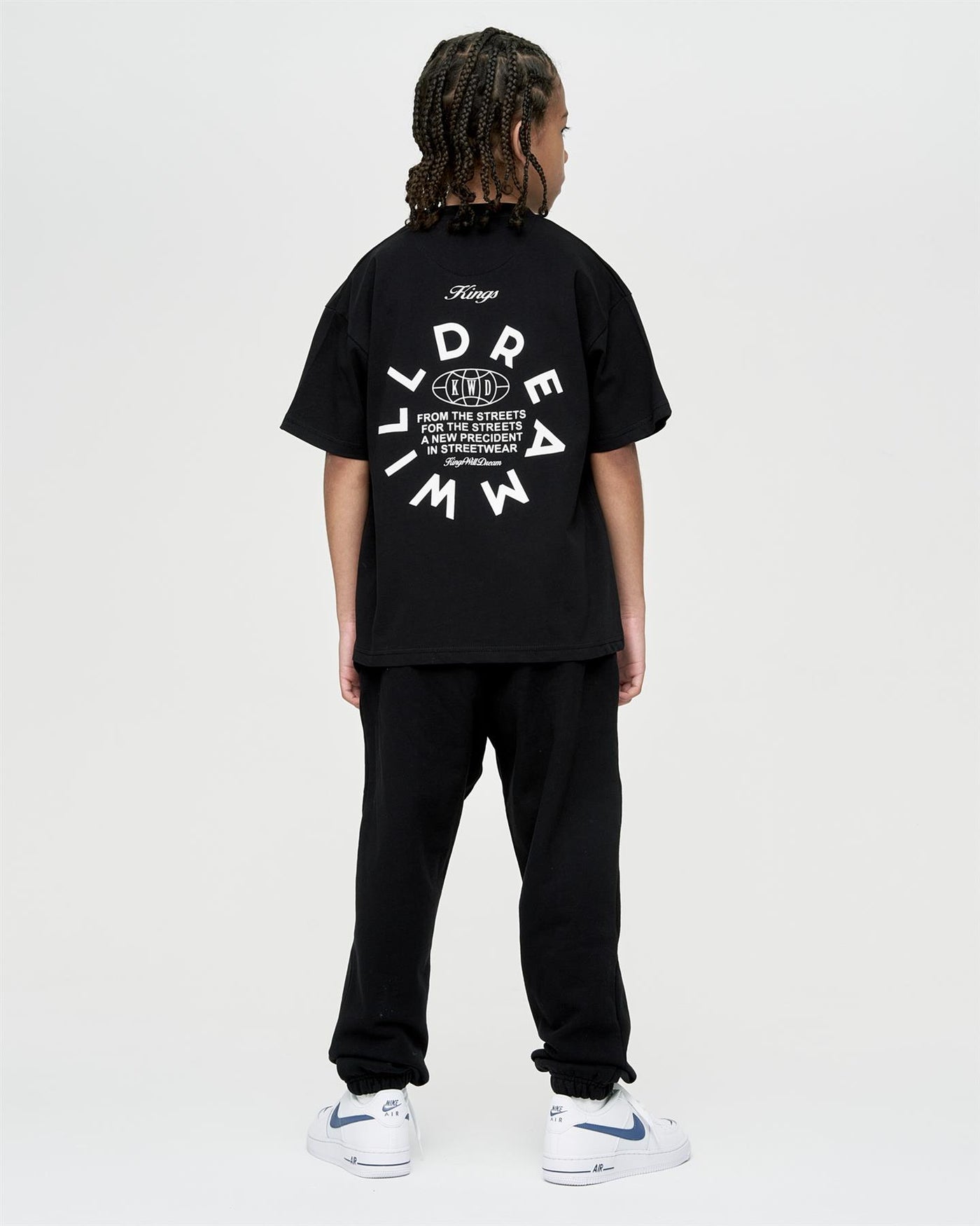Kids Boys Studio Globalise T-Shirt Black